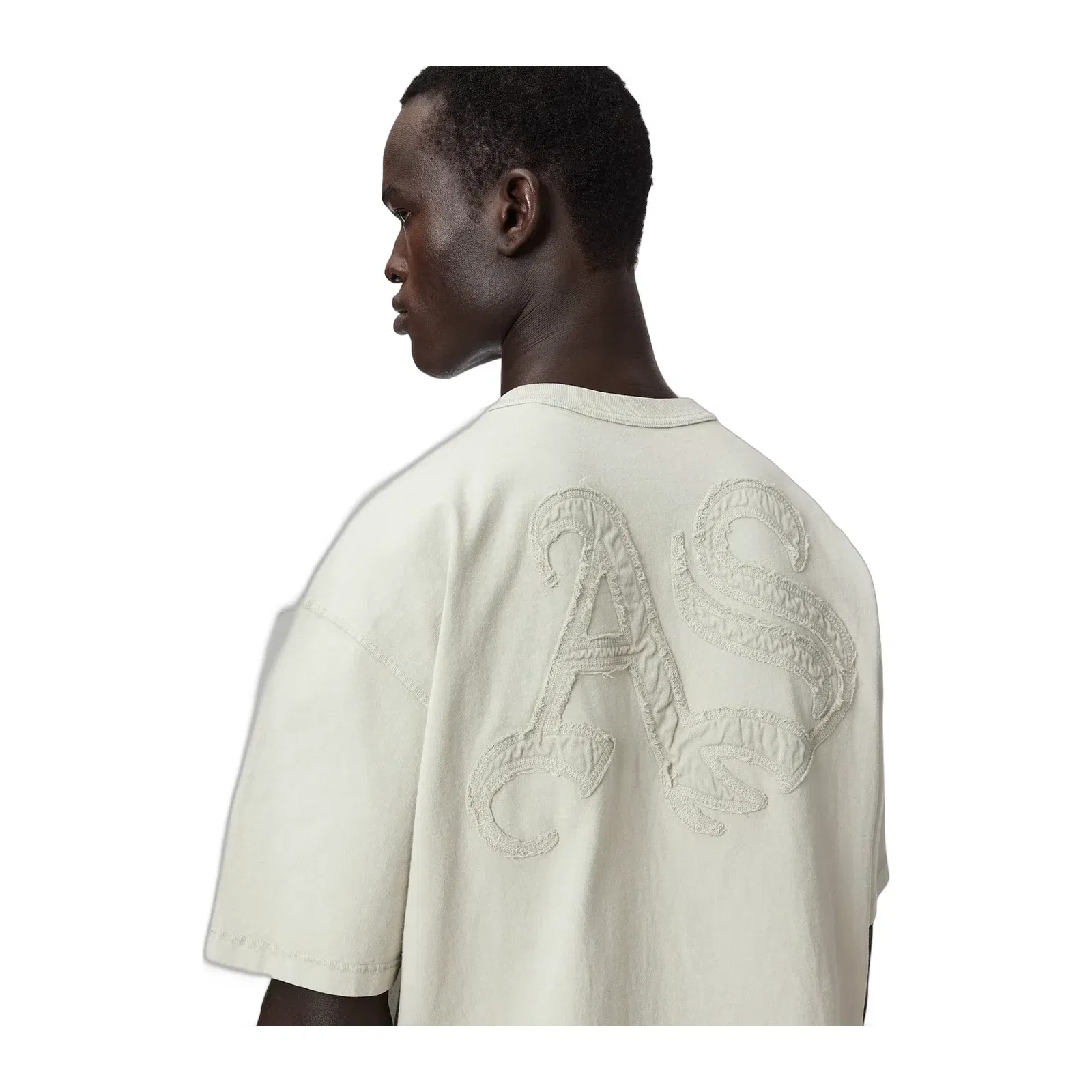 ALL SAINTS Insignia Short Sleeve Cotton Sea Green T-Shirt
