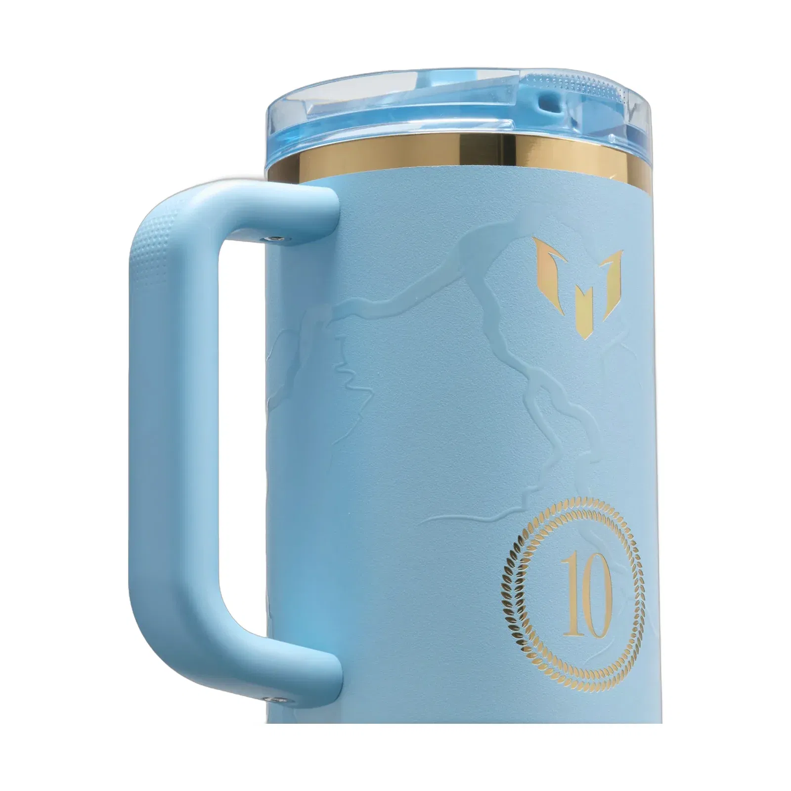 Messi x Stanley Quencher ProTour Flip Straw 40oz Tumbler Messi Striker Blue
