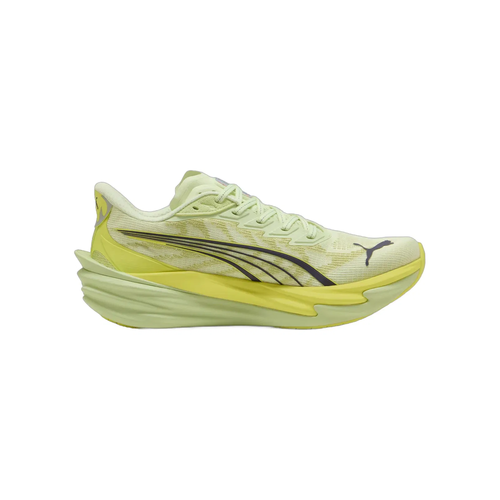 Puma Deviate NITRO 4 Road Running Shoes Apple Spritz Lux Lime