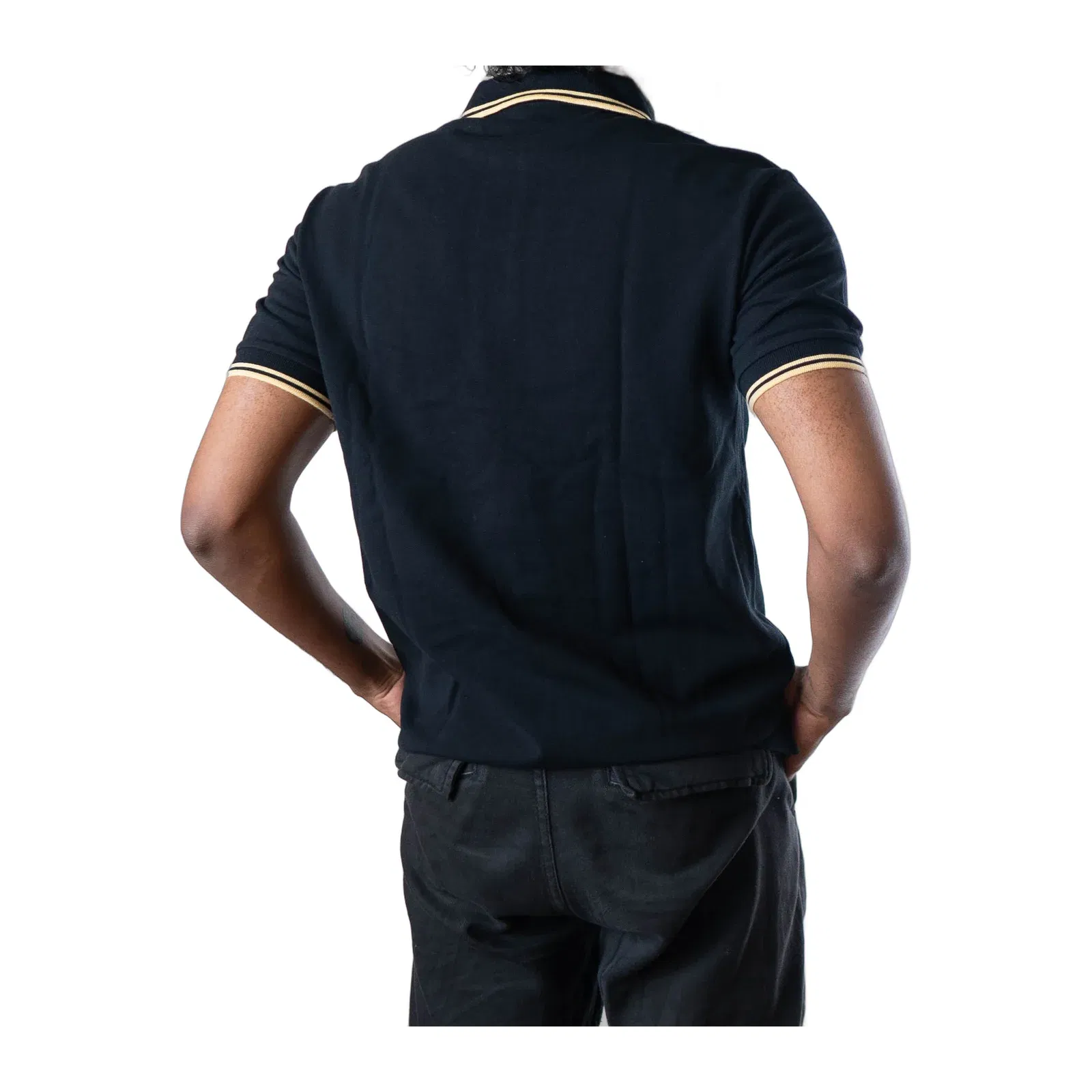 Prada Milano Lion Polo T-Shirt - Black (M)