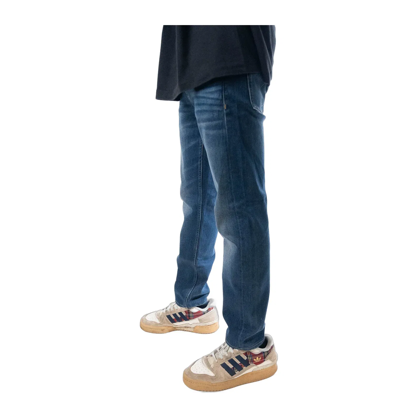 Calvin Klein Jeans Mid-Rise Denim Blue Slim Fit Jeans (30)