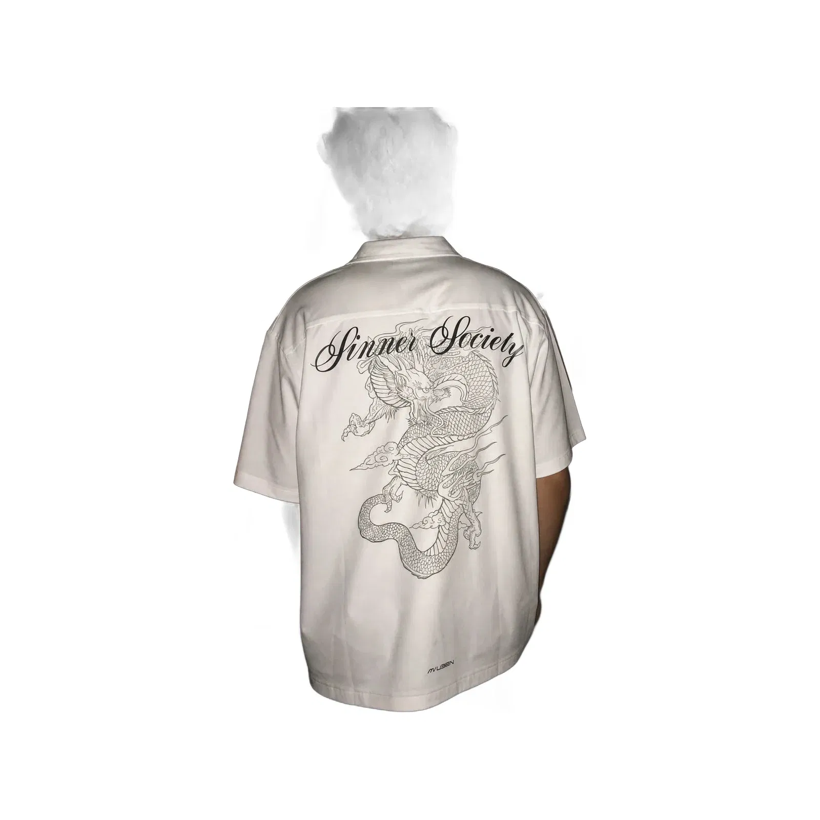 Myugen Sinner Society Bowling Shirt White
