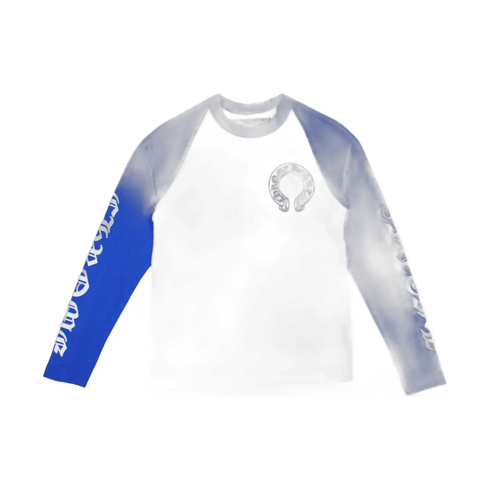 Chrome Hearts CH Baseball Shirt White Blue