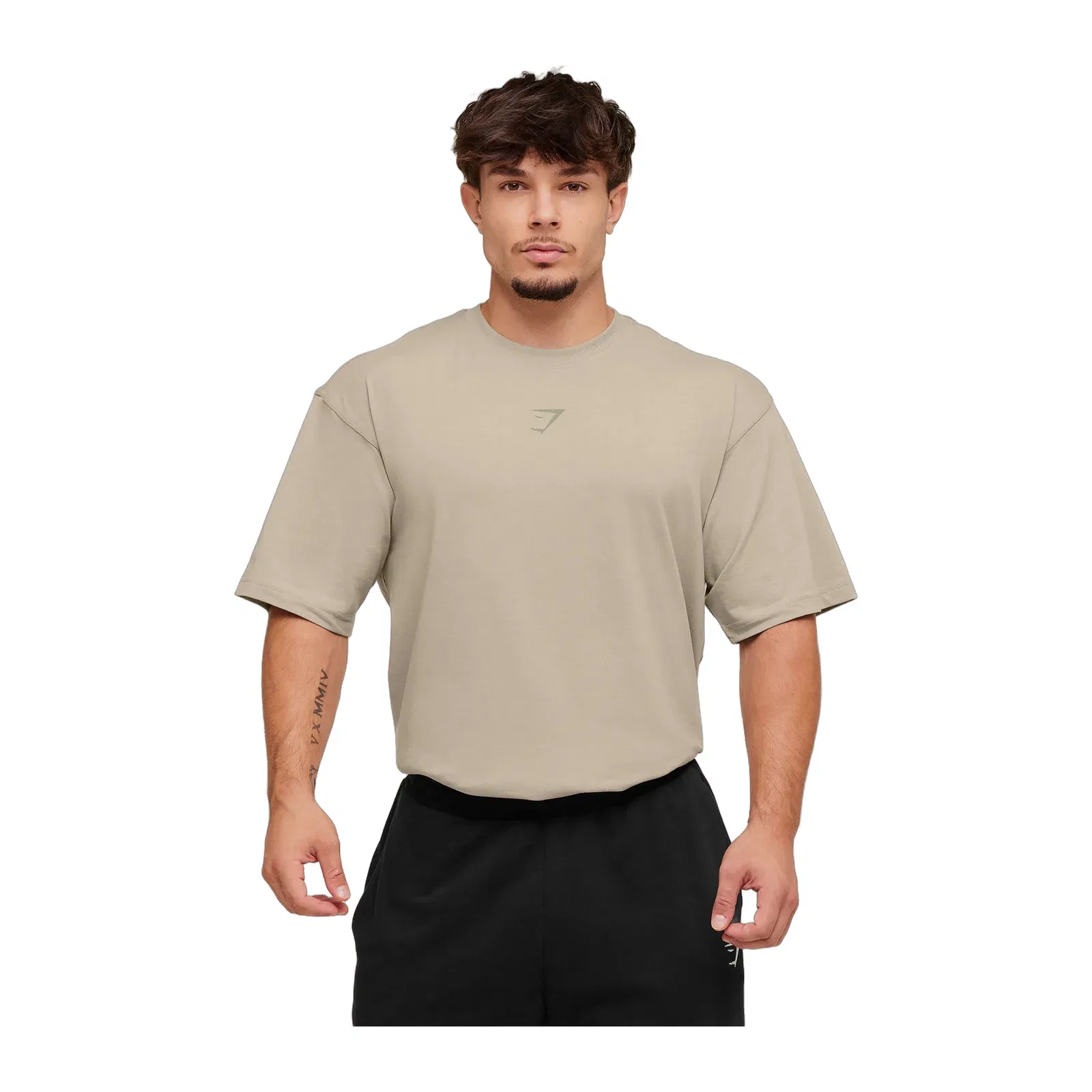 Power T-Shirt oversized fit Mushroom Grey