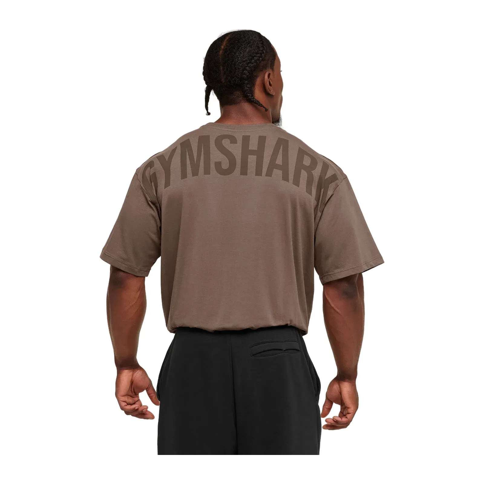Power T-Shirt oversized fit Soft Brown