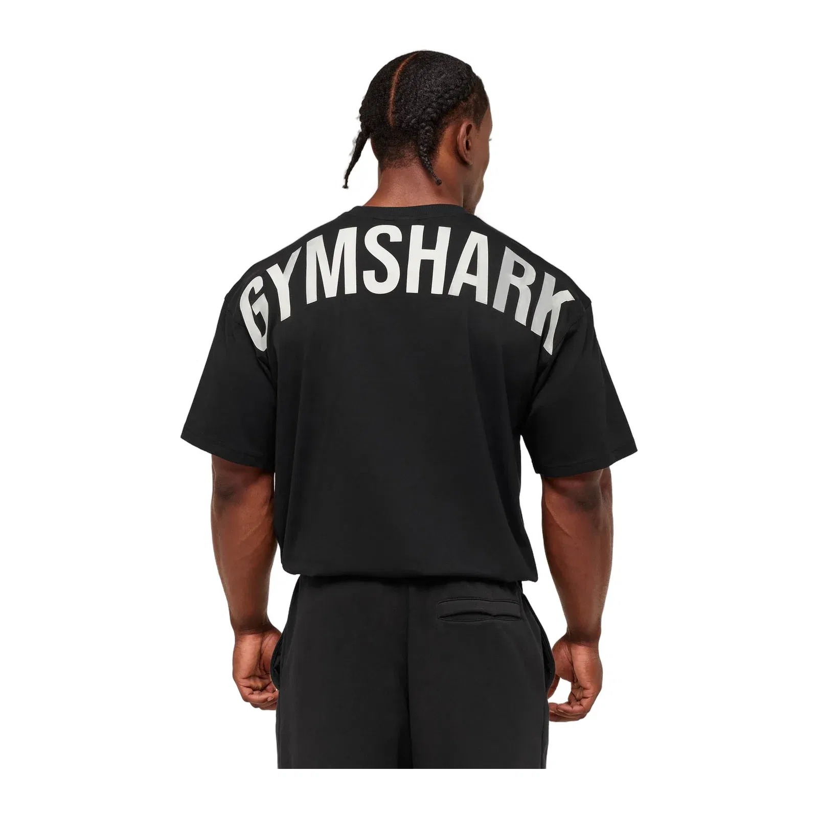 Power T-Shirt oversized fit Black/Oat White