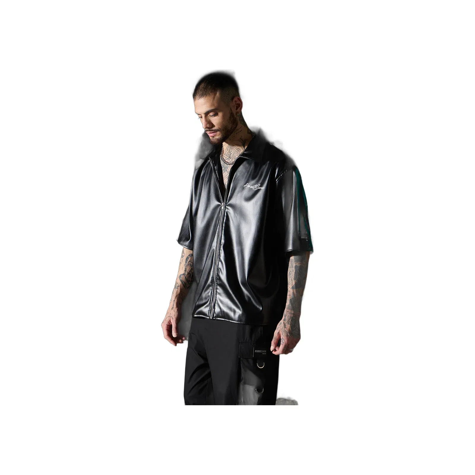 Men's Leather Shacket