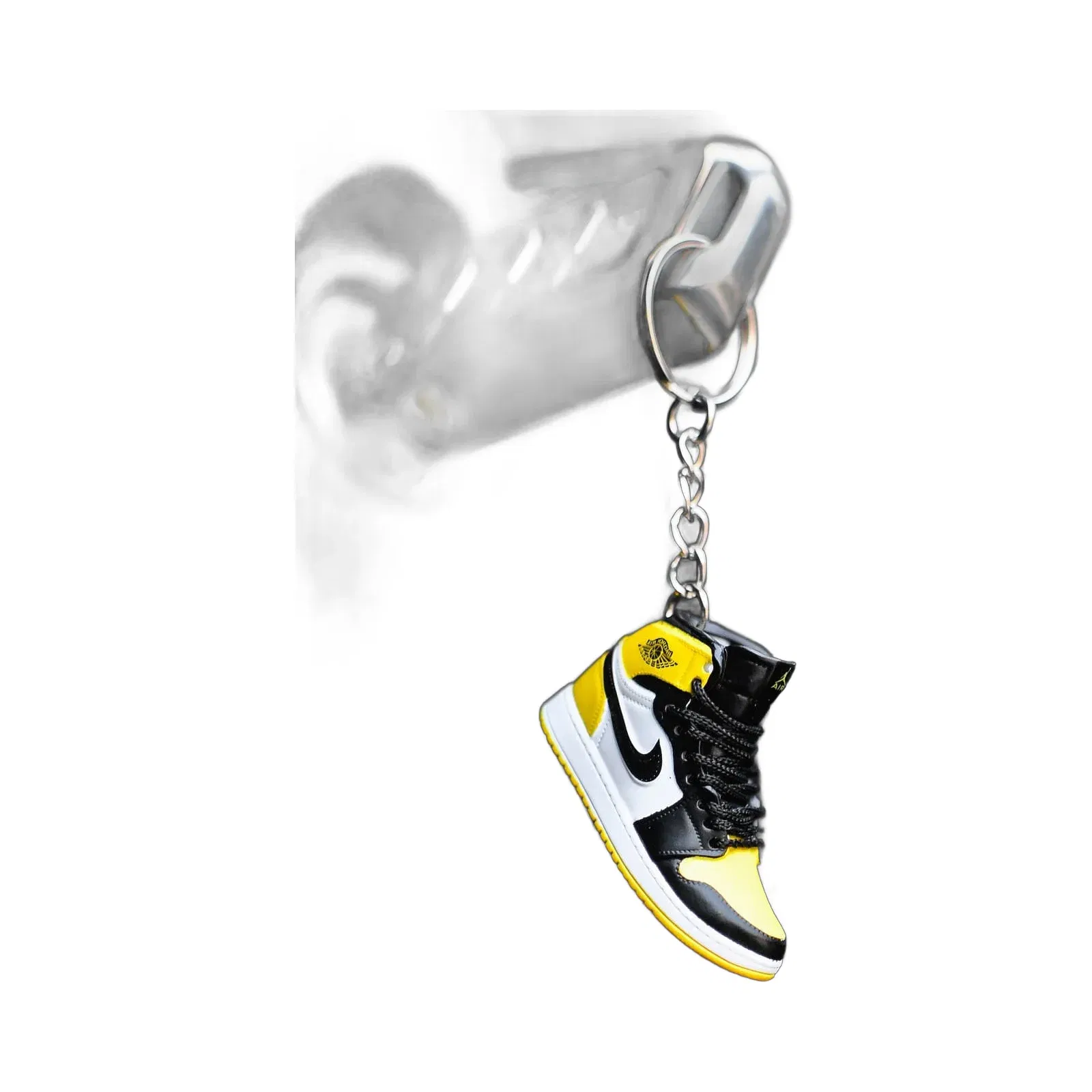3D Sneaker Keychain AJ1 High Yellow Toe