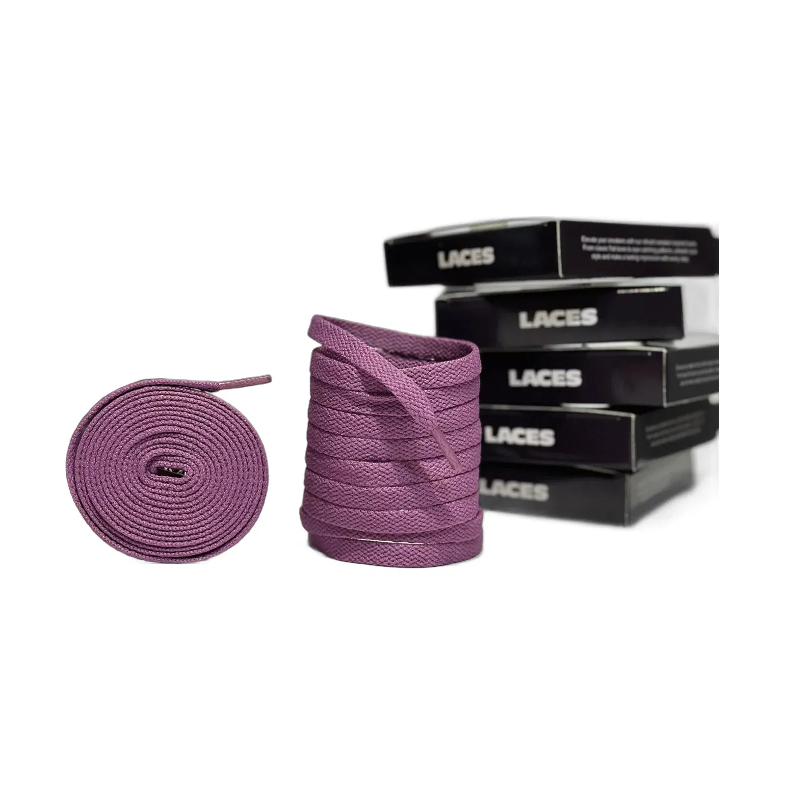 Flat Sneaker Laces- Dark Purple Jordan laces AJ1 Laces Kicks Machine