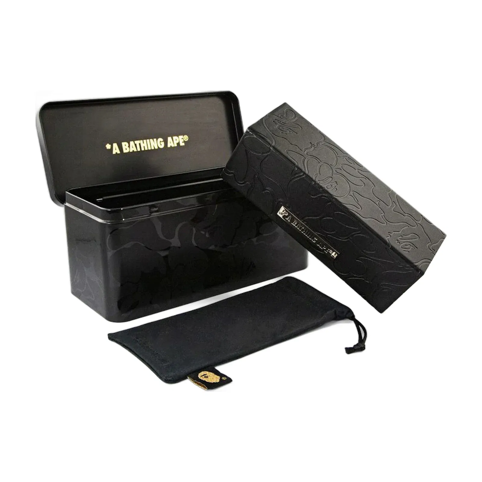 Bape 6 Sunglasses Black/Gold