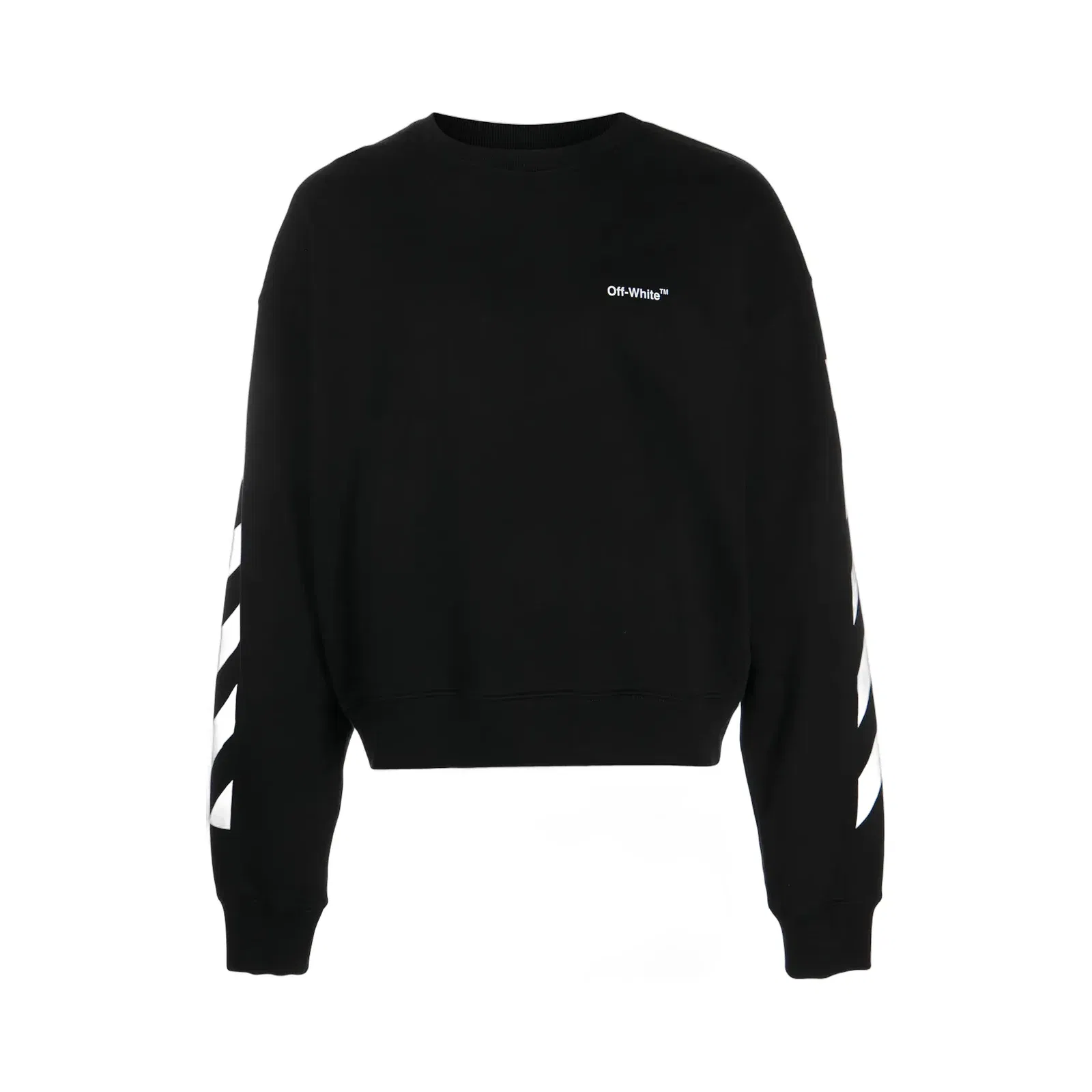 Diagonal Helvetica oversized sweatshirt