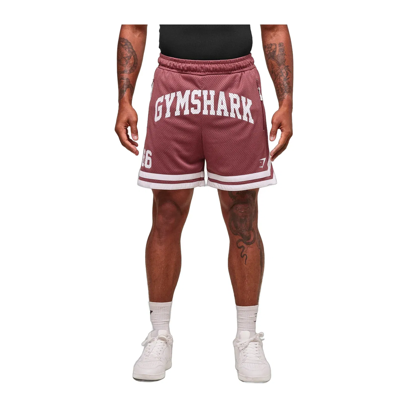 Gymshark Varsity Mesh Shorts Washed Berry Pink