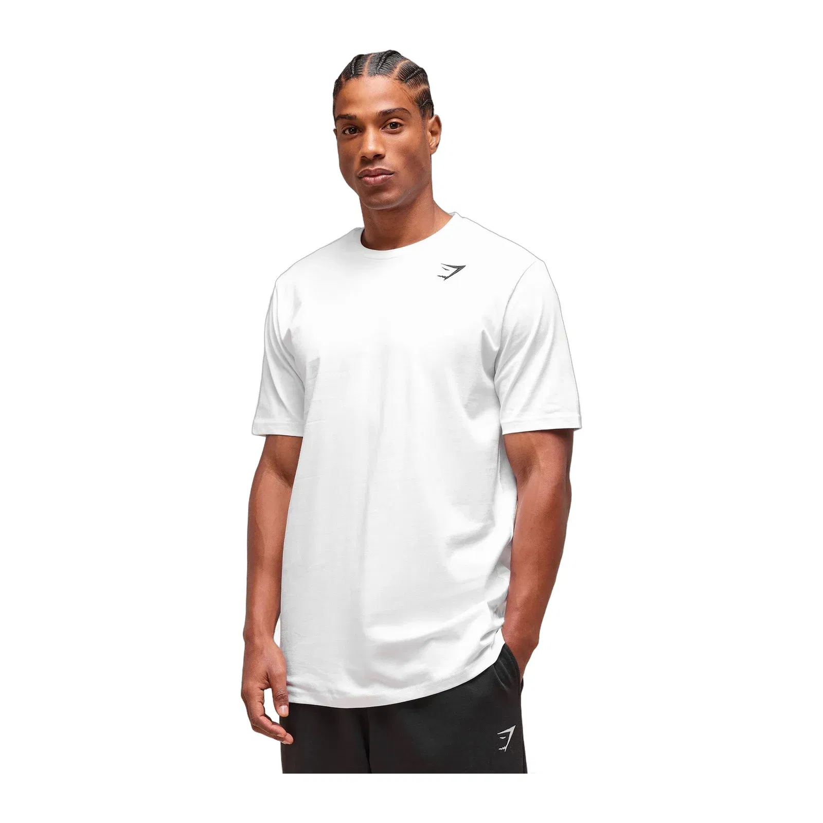 Gymshark Crest T-Shirt (Tall) - White