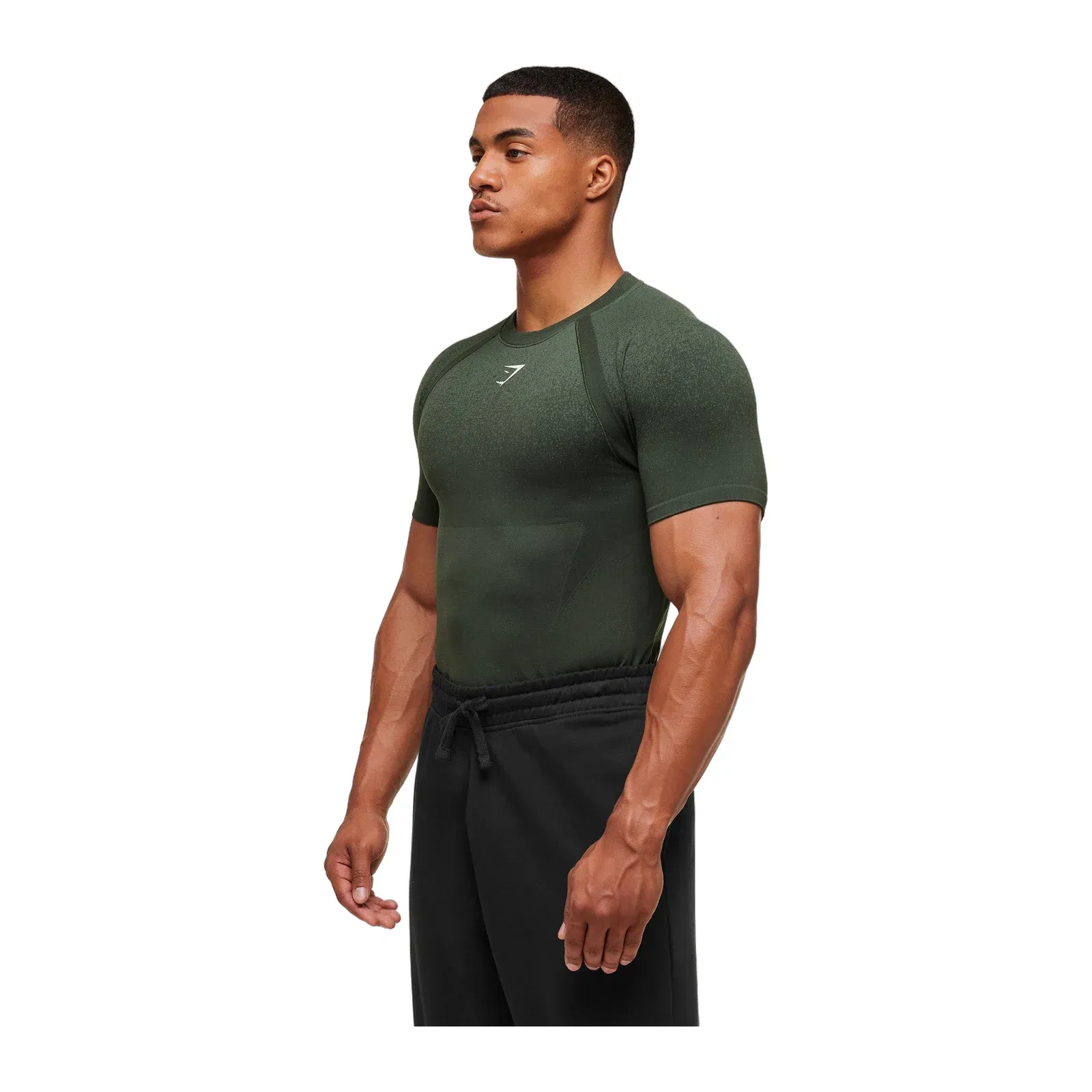 Gymshark Shadow Seamless T-Shirt - Trail Green