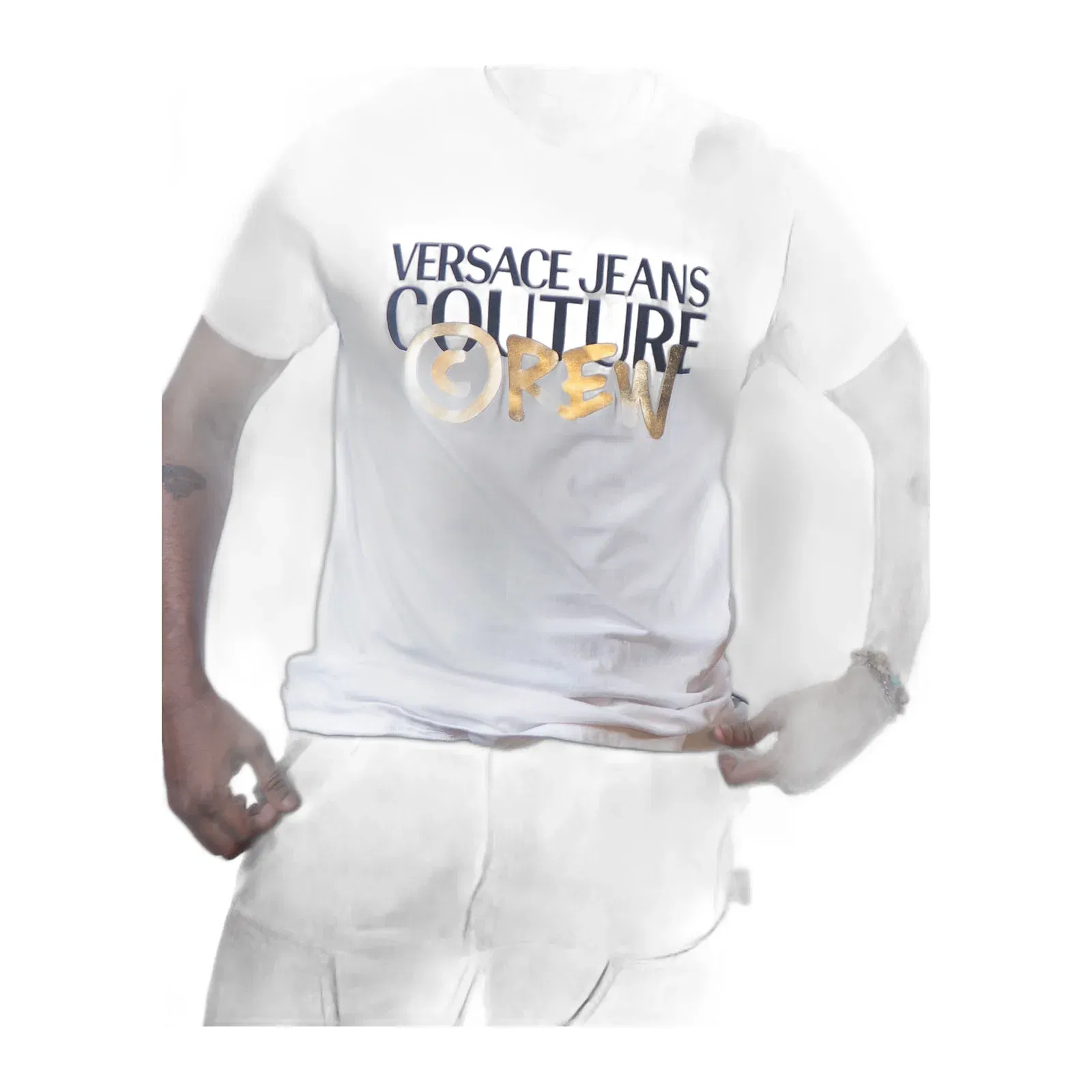 Versace Couture Crew Logo T-Shirt White (M)