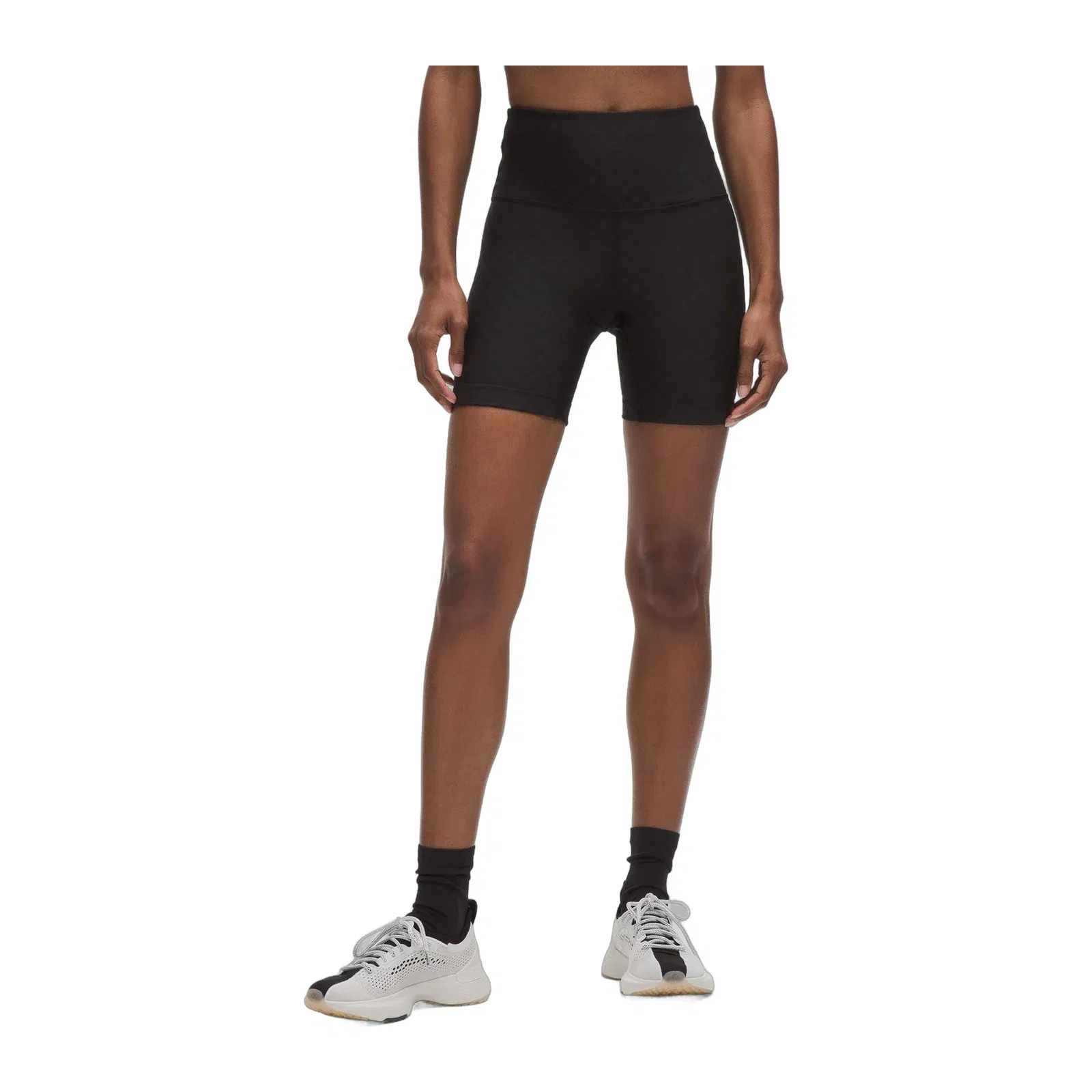 Lululemon Women's 3D Jacquard Diamond Train High-Rise Shorts 6"