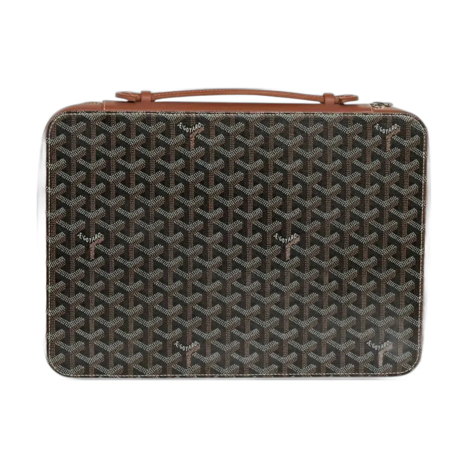 Goyard Universal Companion Goyardine Black/Tan