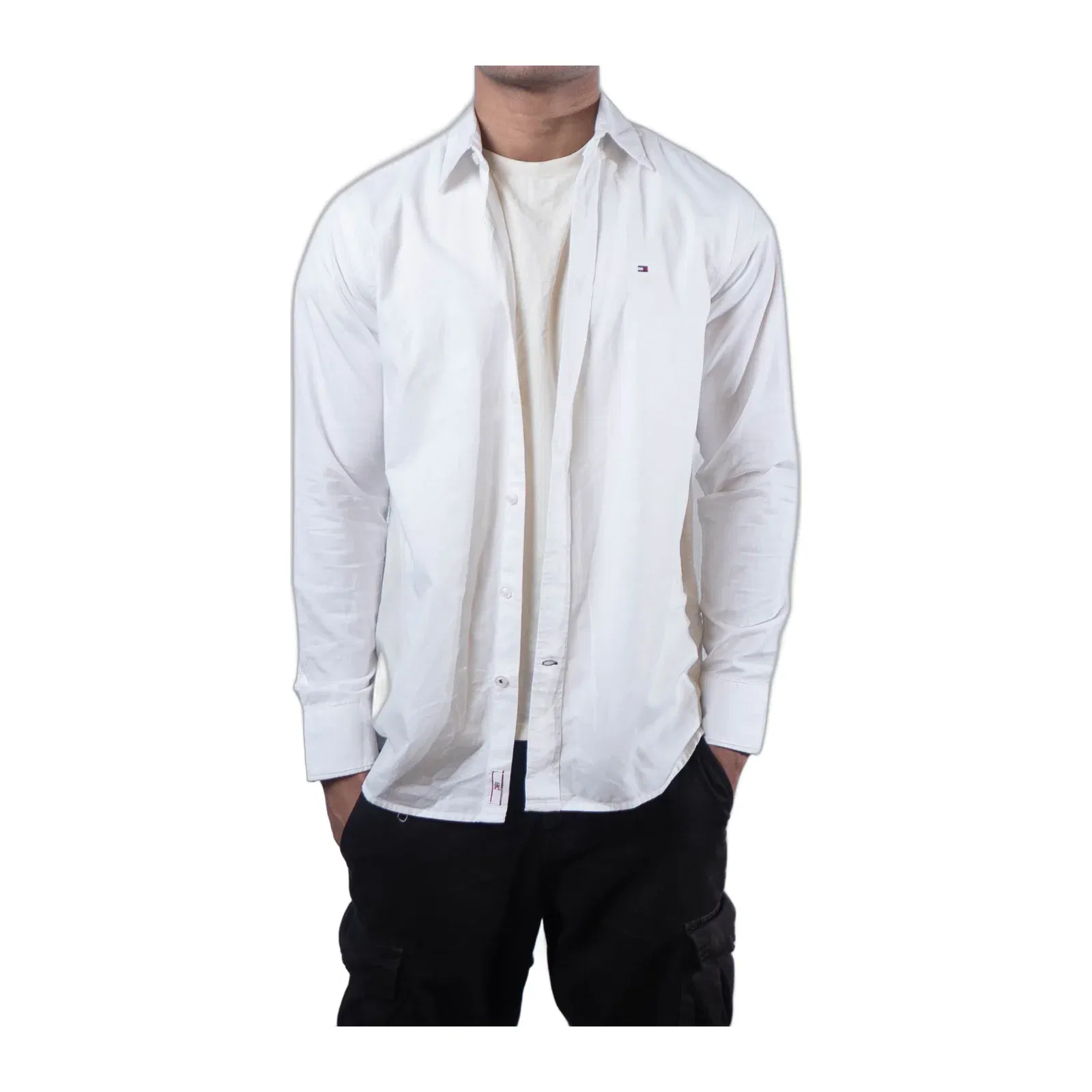 Tommy Hilfiger Regular Fit White Shirt (S)