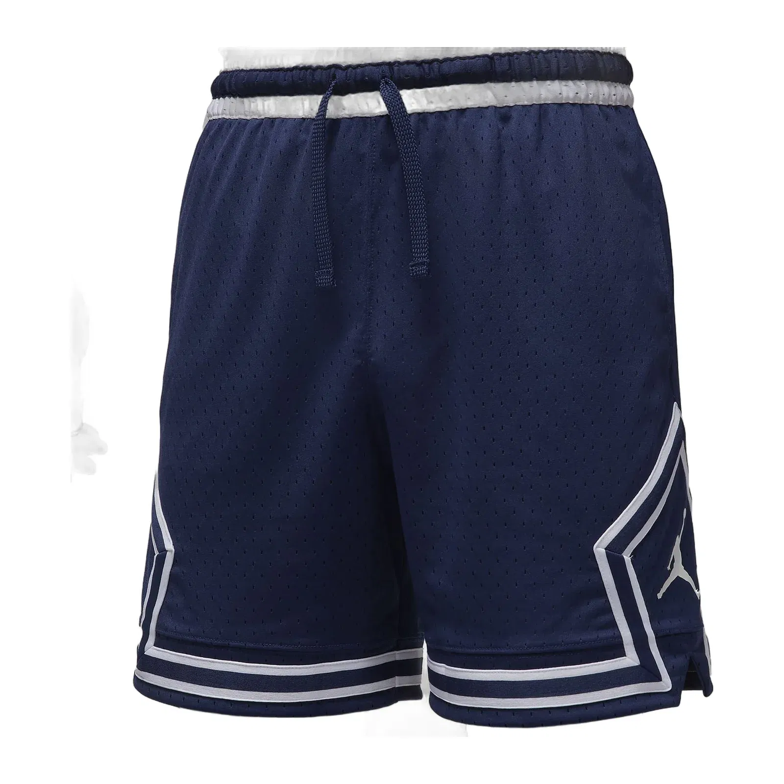 JORDAN DRI-FIT SPORT DIAMOND SHORTS { MIDNIGHT NAVY/WHITE/WHITE
