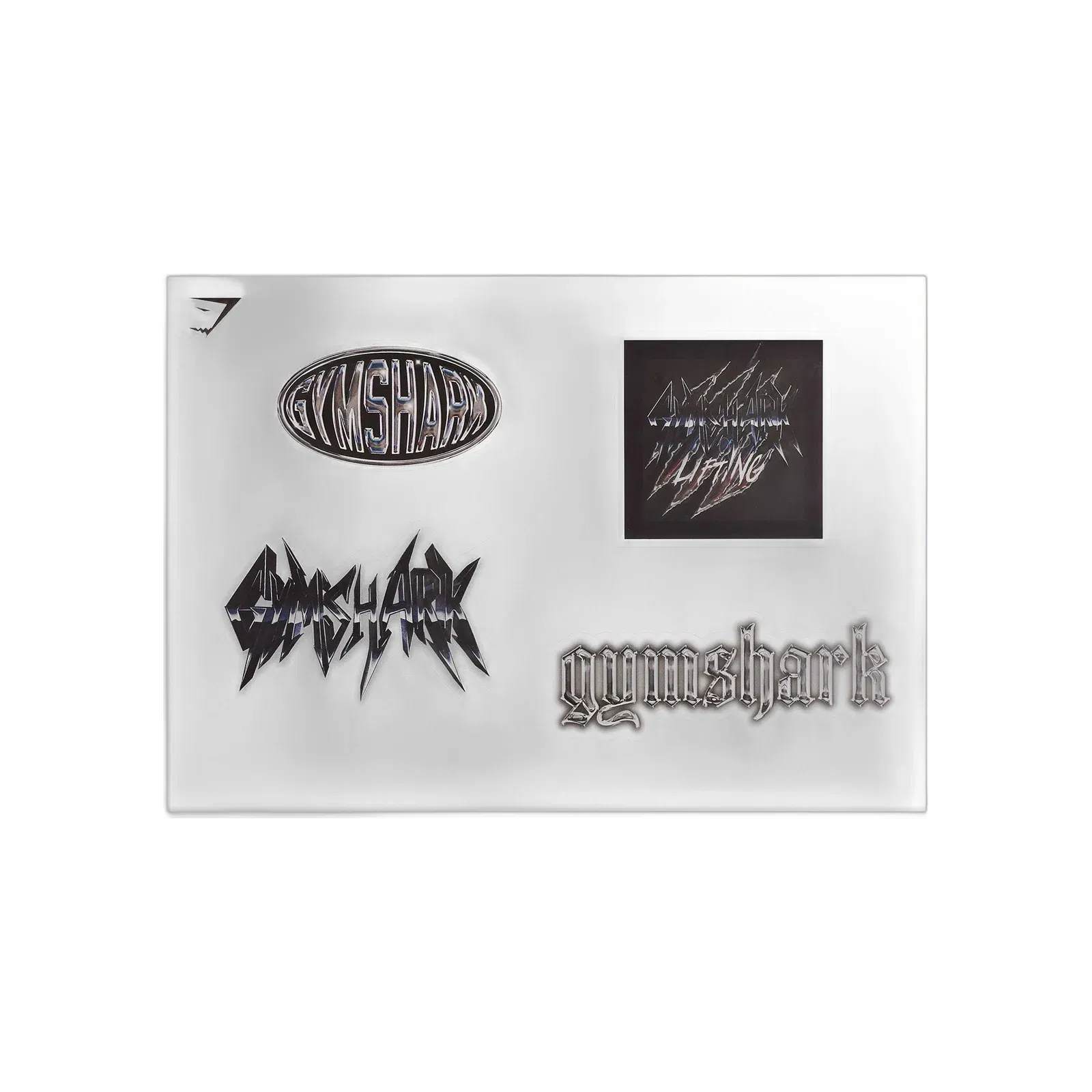 Gymshark Sticker Pack Metallic Pack