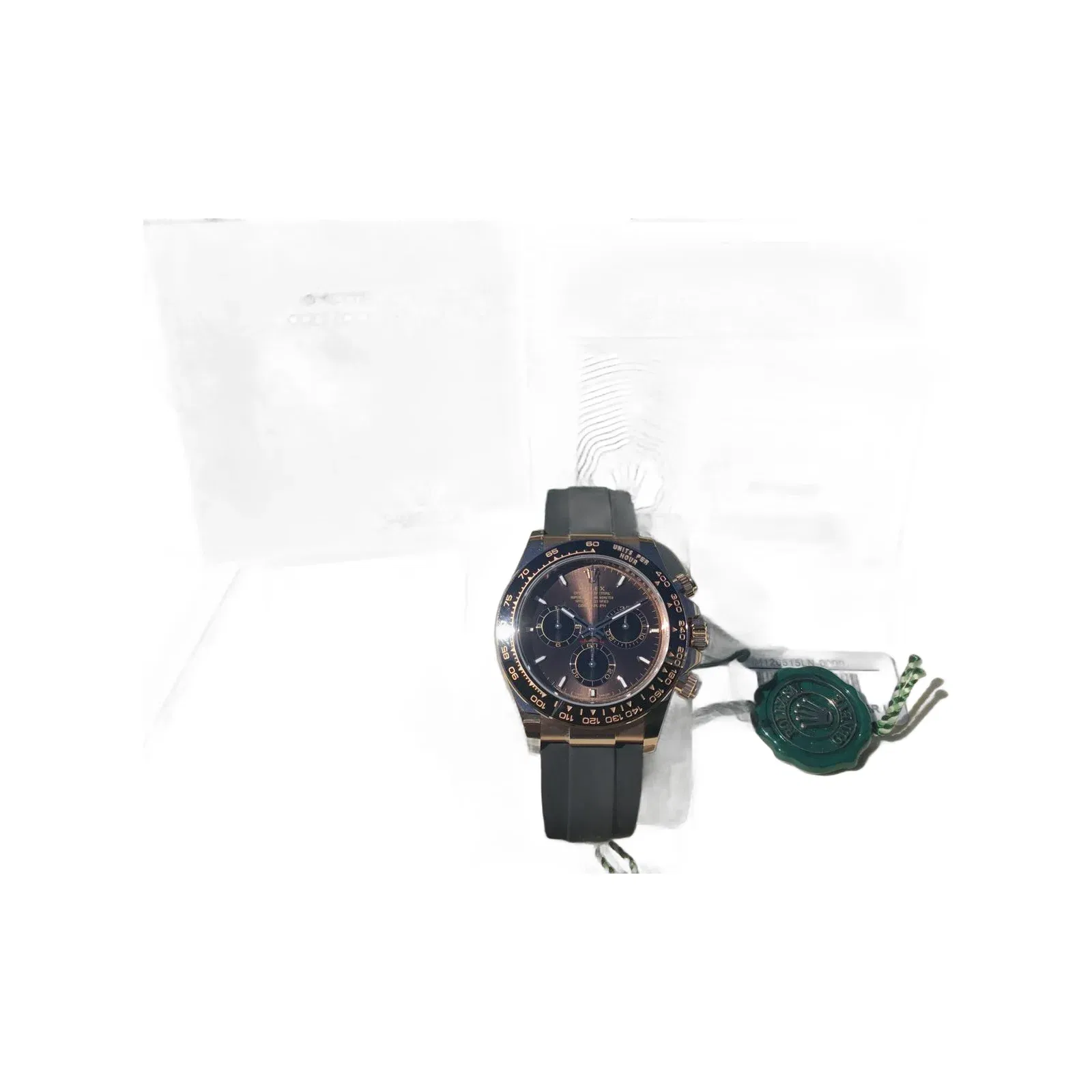 Rolex | Daytona | 126515LN | Rose gold | 40 mm | Rubber | Brown | Automatic