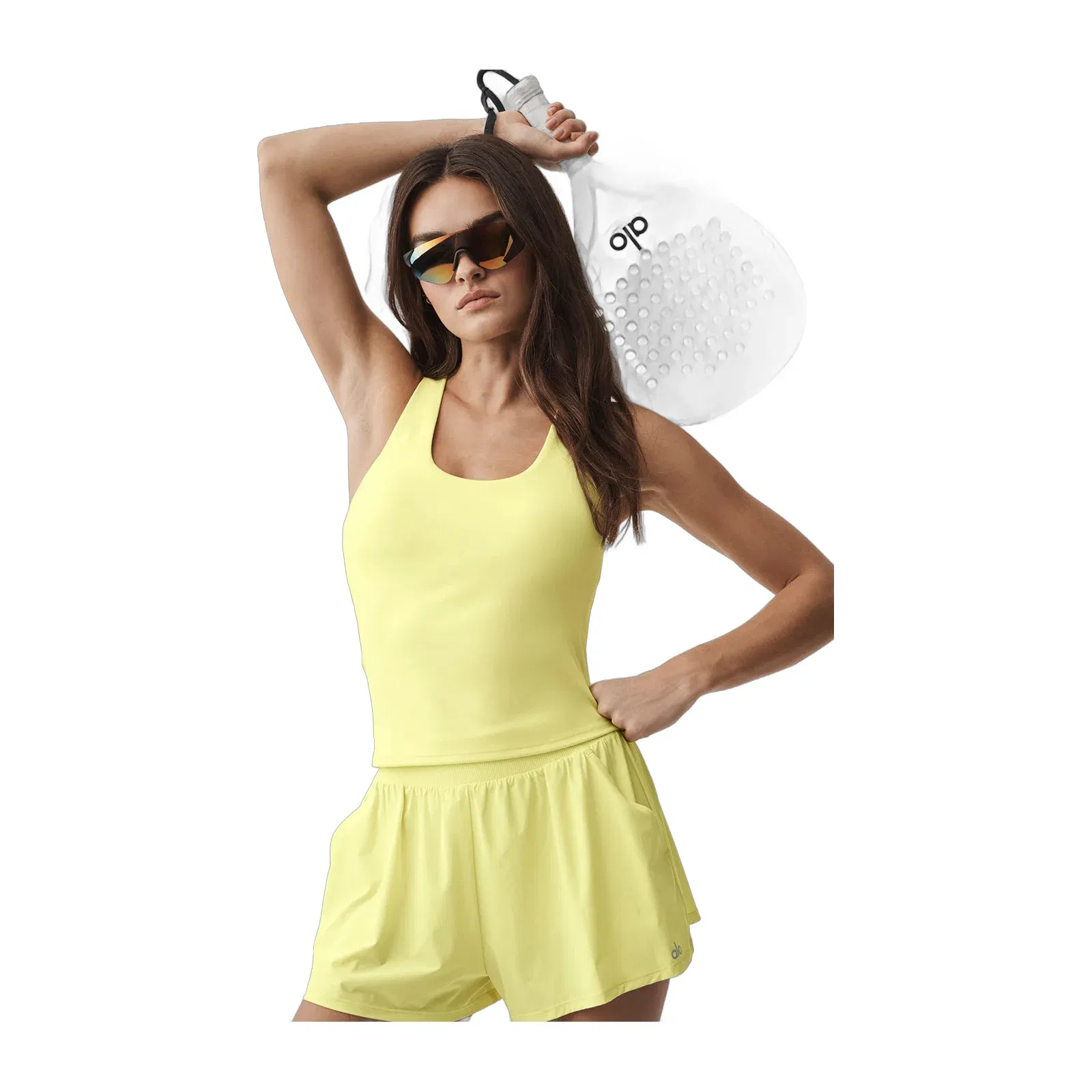 Alo Yoga ALO Softsculpt No Nonsense Bra Tank - Sunshine