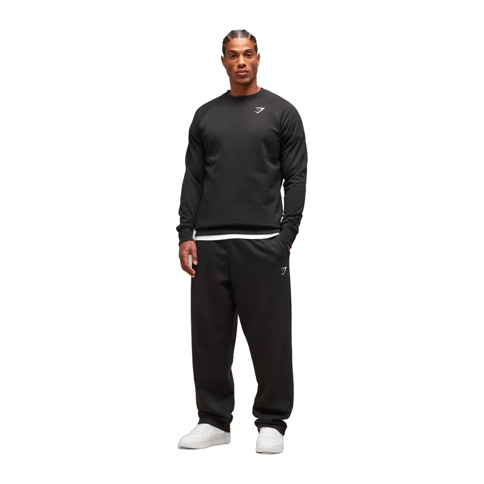 Gymshark Crest Sweatshirt - Black