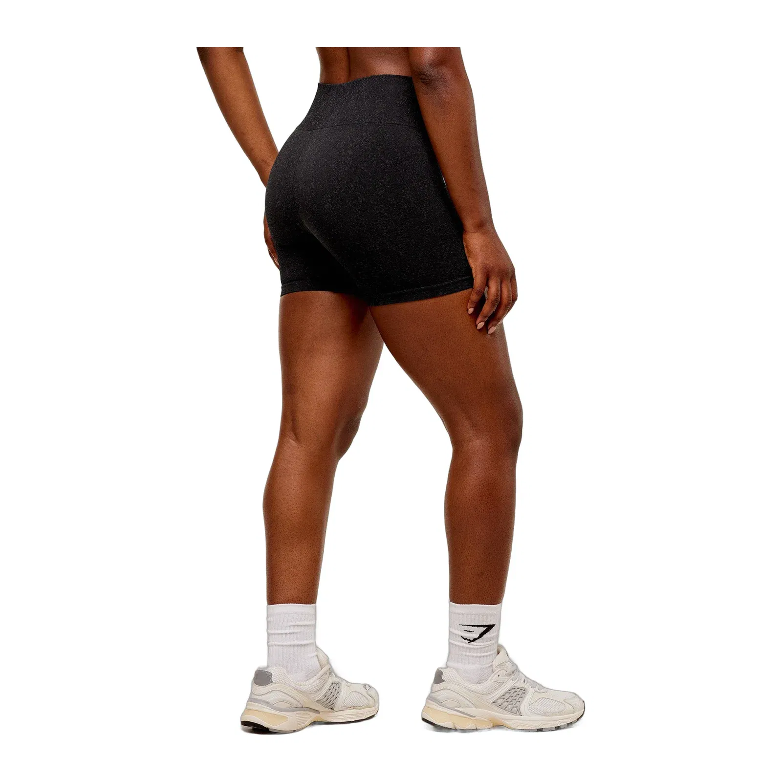 Gymshark Adapt Fleck Seamless Shorts - Black/Smokey Grey