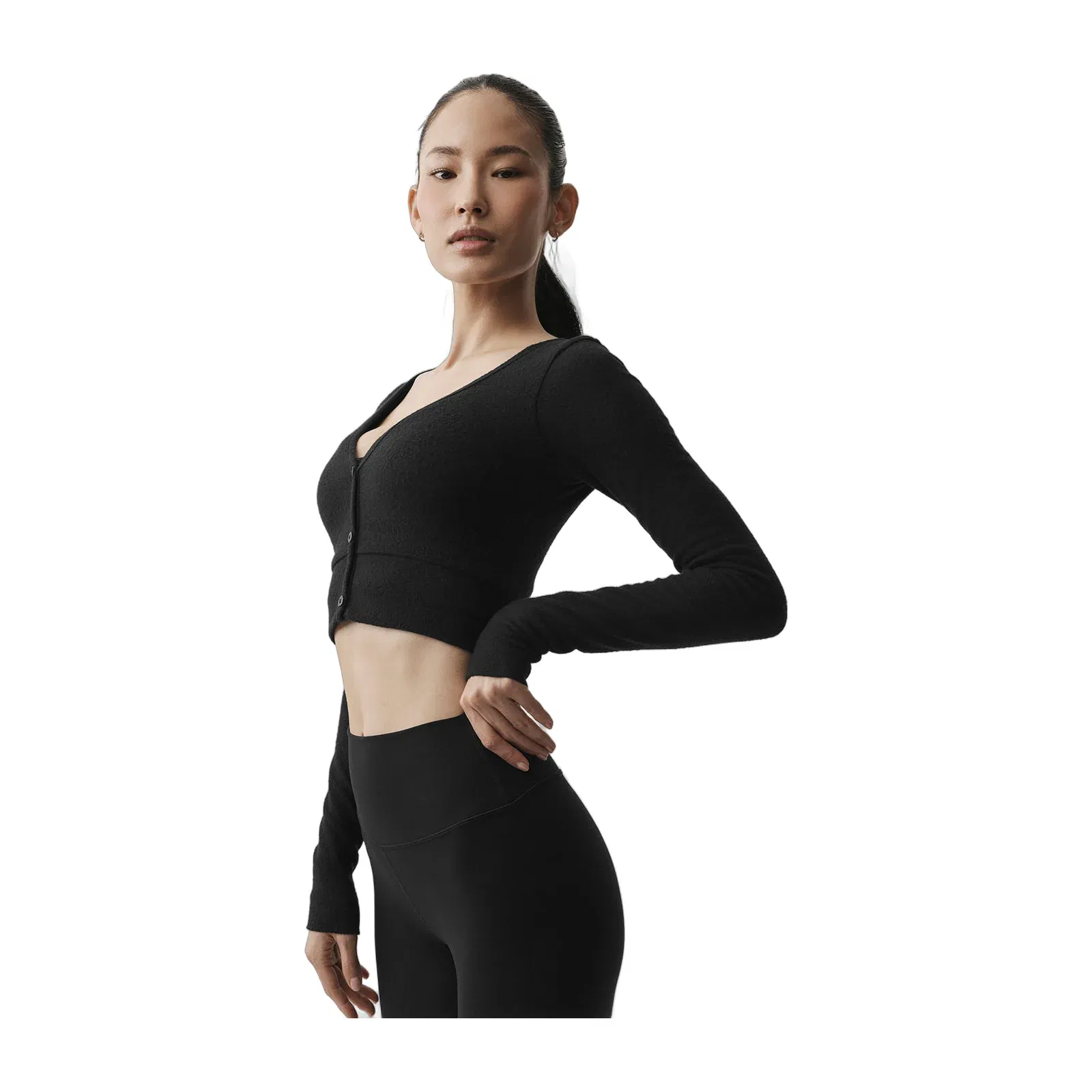 Alolux Cropped Me Time Cardigan
