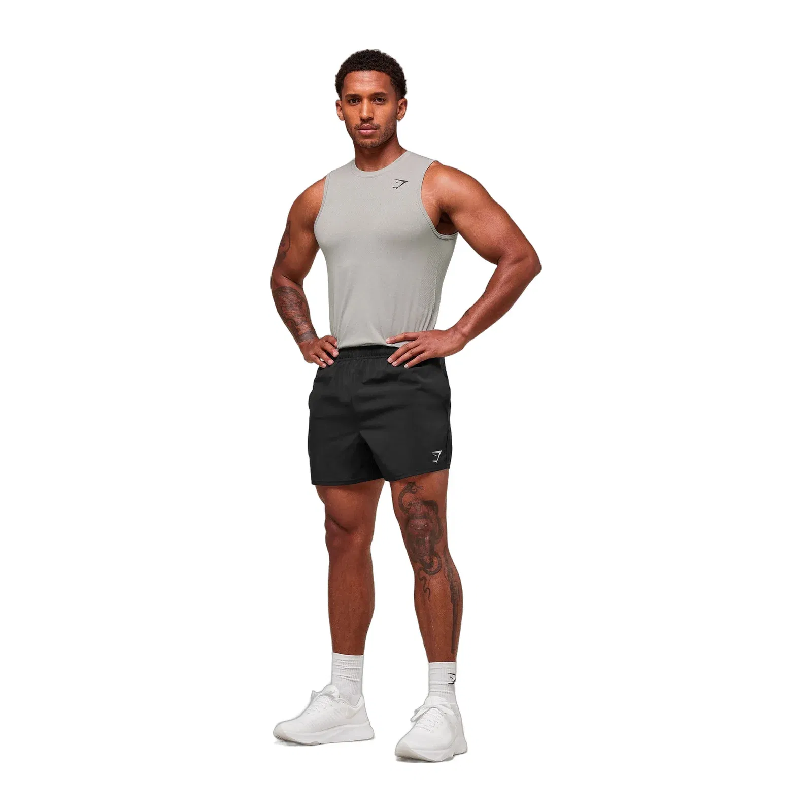 Gymshark Vital Tank - Light Grey/Smokey Grey