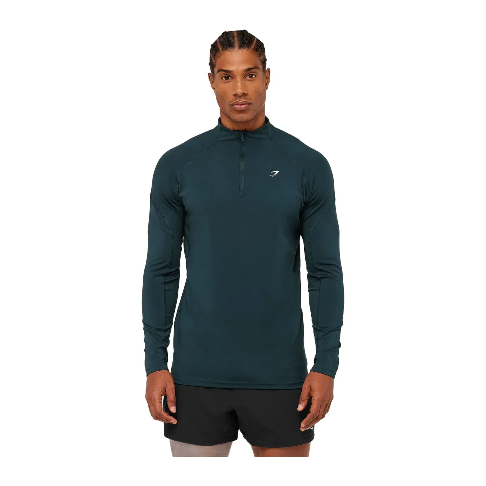 Gymshark Performance 1/4 Zip - Deep Petrol Blue