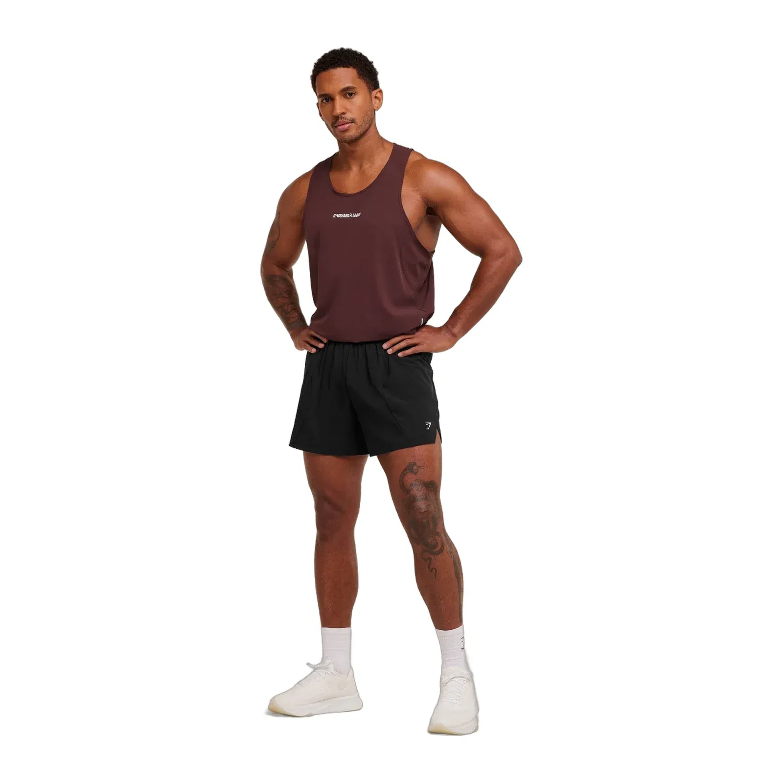Gymshark Running Tank - Rich Maroon