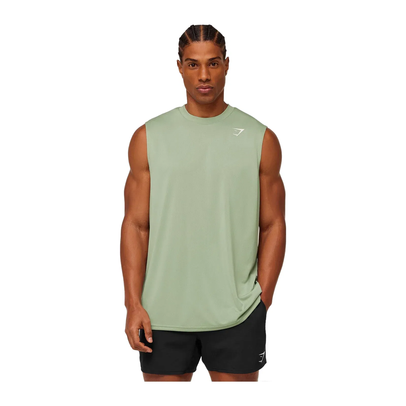 Gymshark Arrival Oversized Tank - GS Haze Green