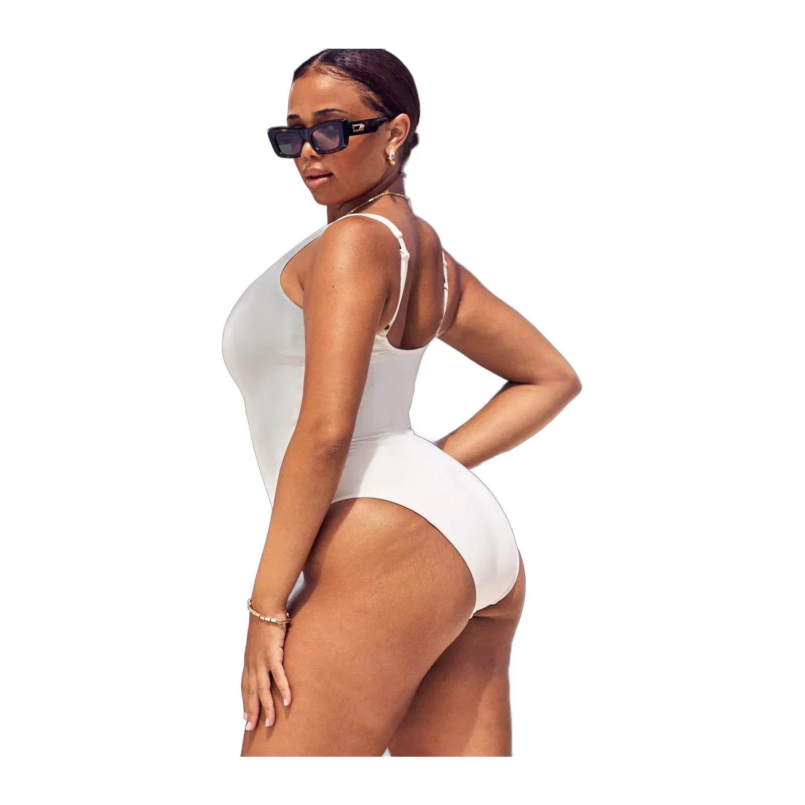 Fabletics Shaping Swim Waist Cinching One Piece