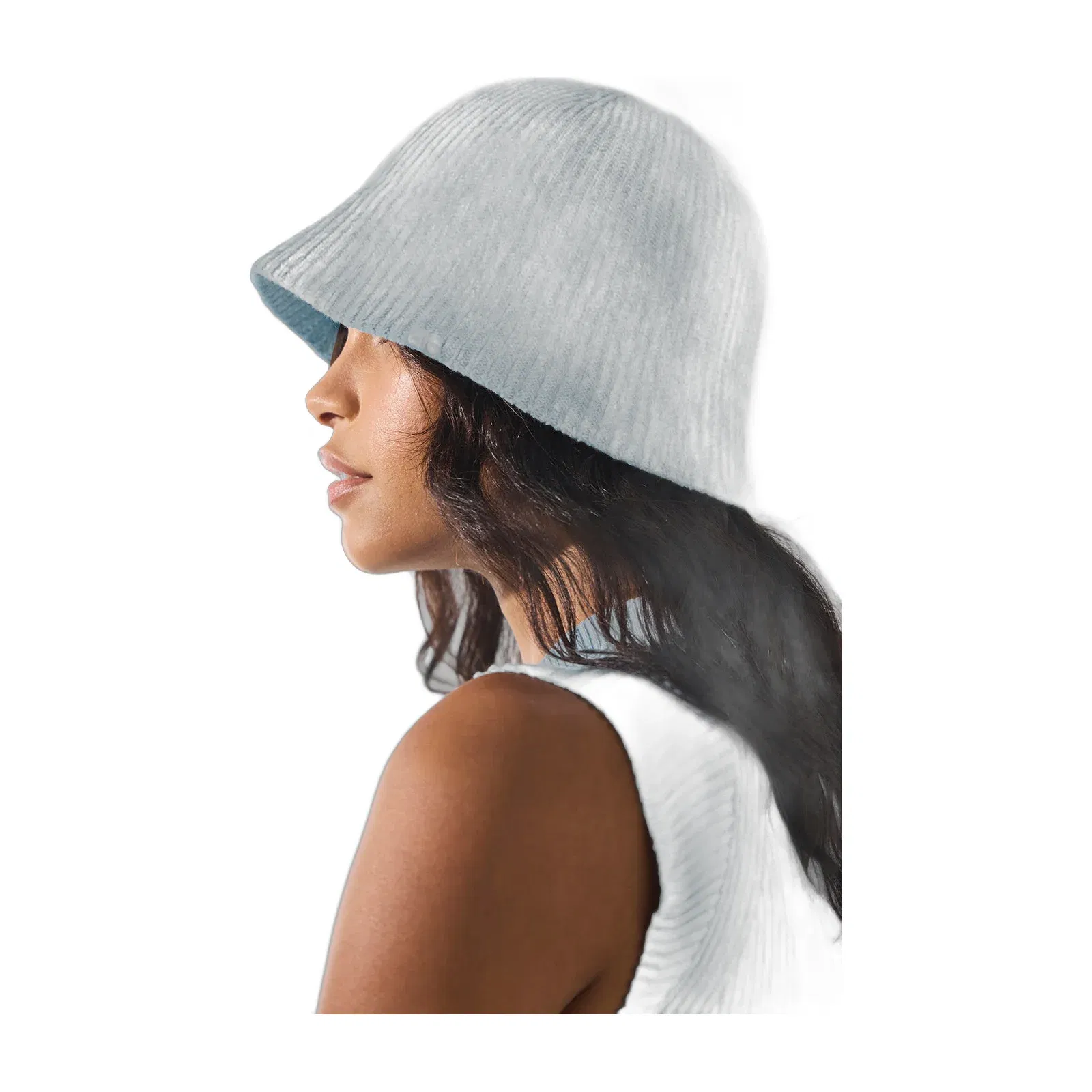 Alo Yoga Denim Knit Cloche