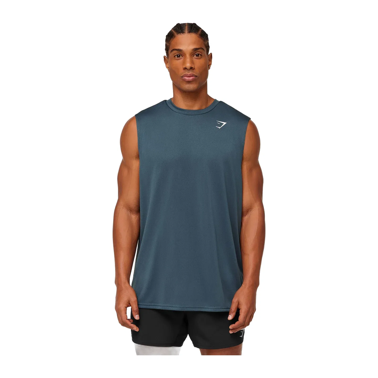 Gymshark Arrival Oversized Tank - GS Stealth Blue