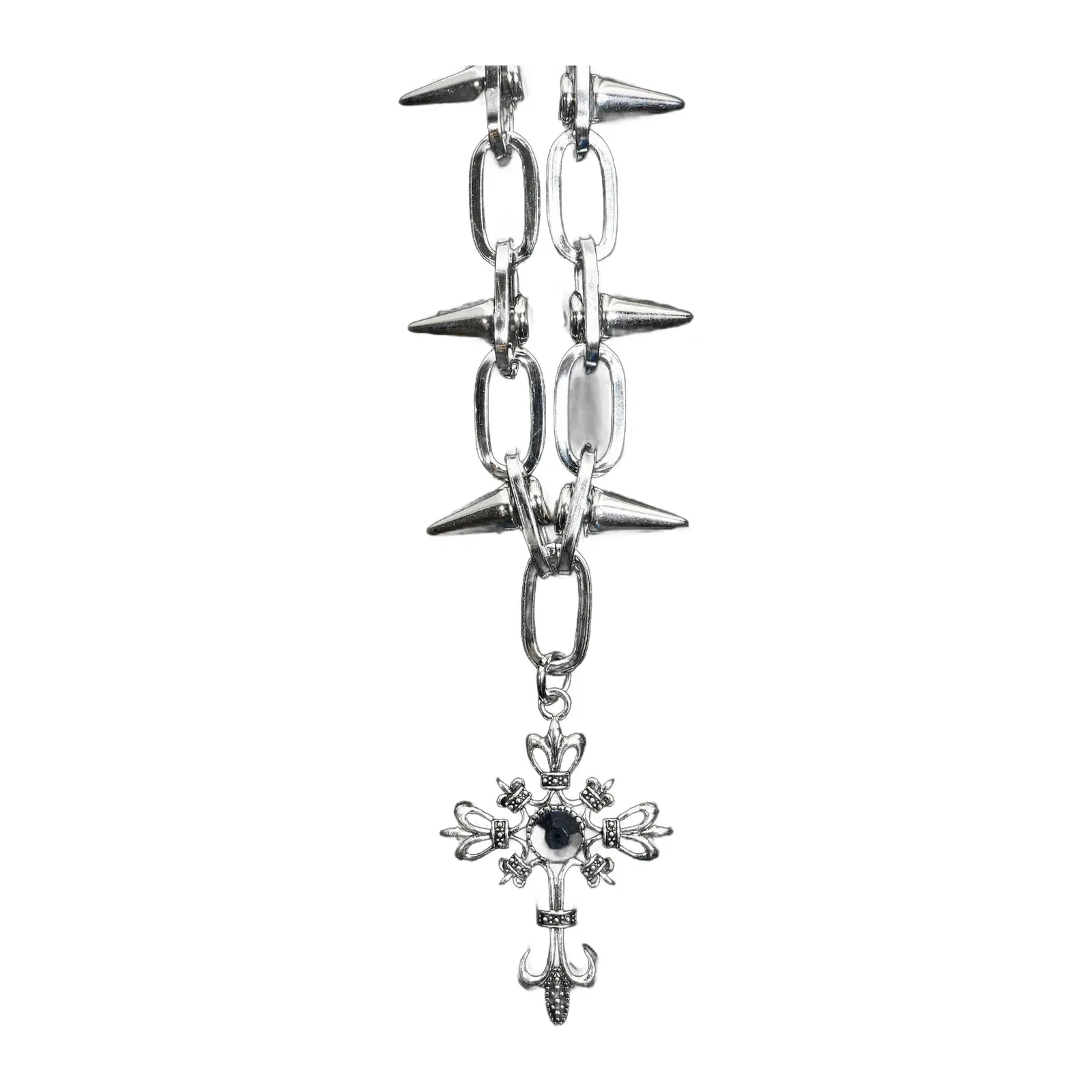 Void Spike Cross Necklace