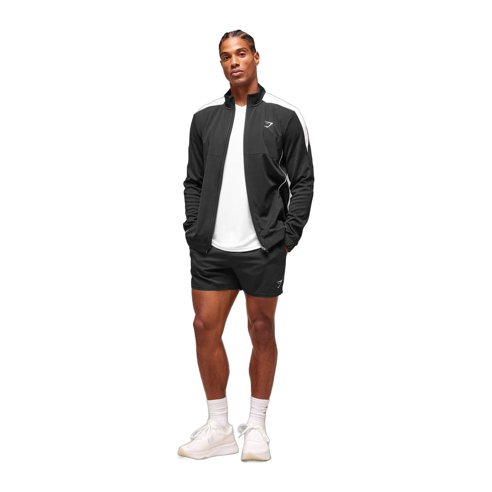 Gymshark Arrival Block Track Jacket - Black