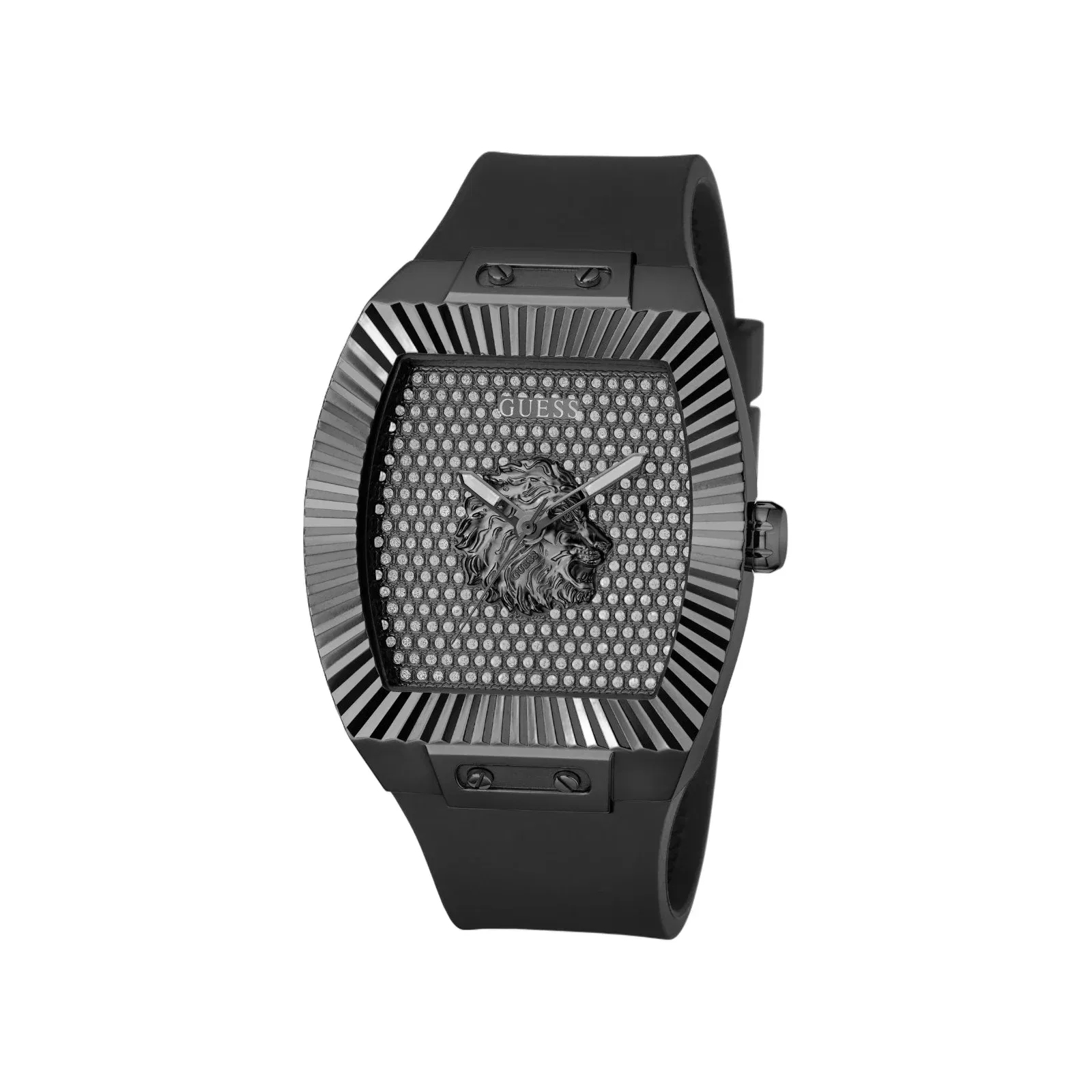 Guess Gt Phoenix Men Quartz Black Dial Analog Stainless Steel Gw1066G3