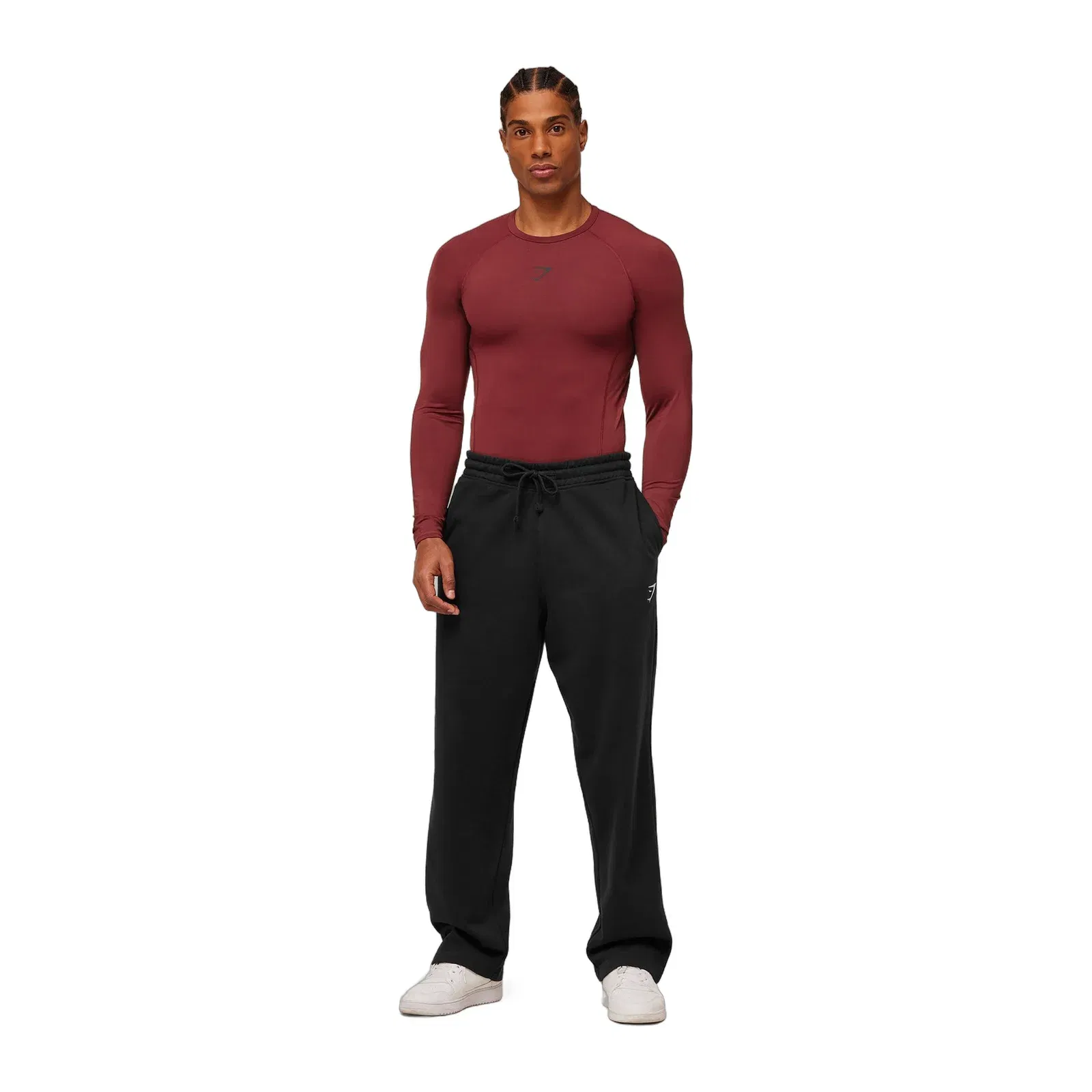 Gymshark Element Baselayer Long Sleeve T-Shirt - Sets Red