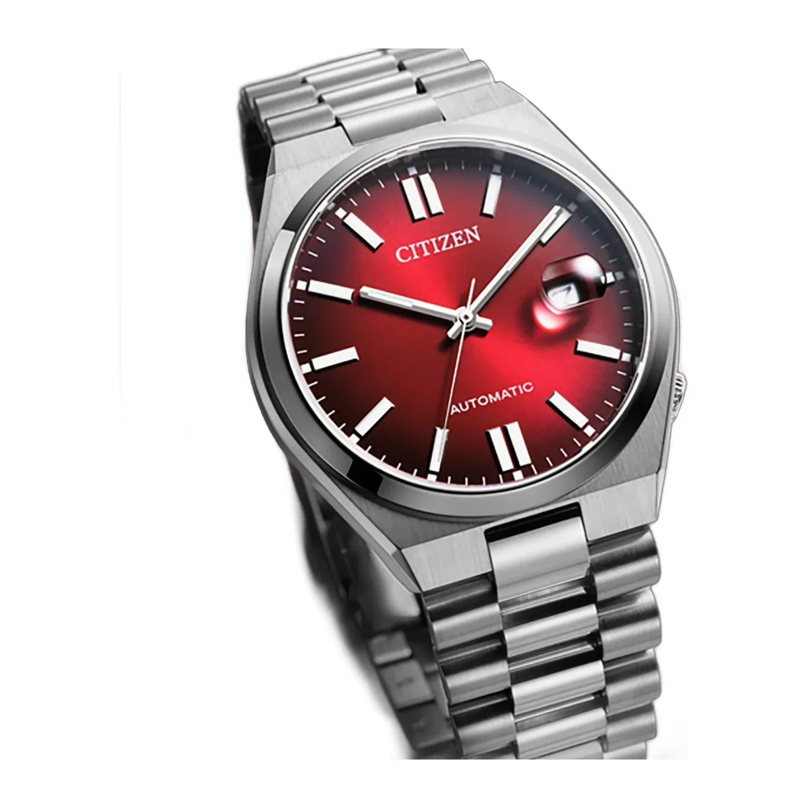 Citizen Tsuyosa Men Automatic Red Dial Analog Stainless Steel Nj0150-56W