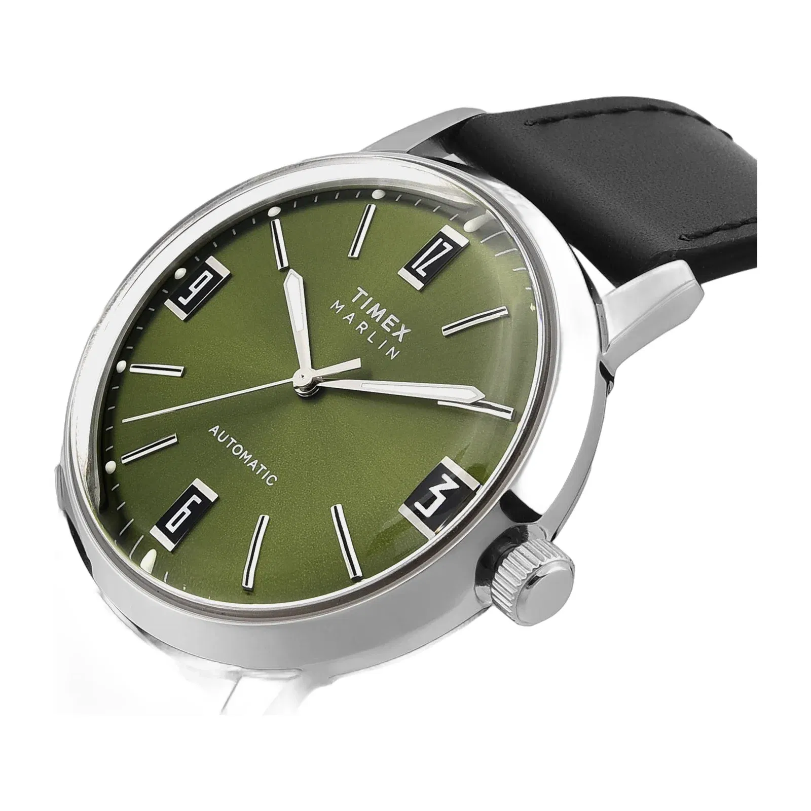 Timex Marlin Men Automatic Dial Analog Leather Watch Tweg26700