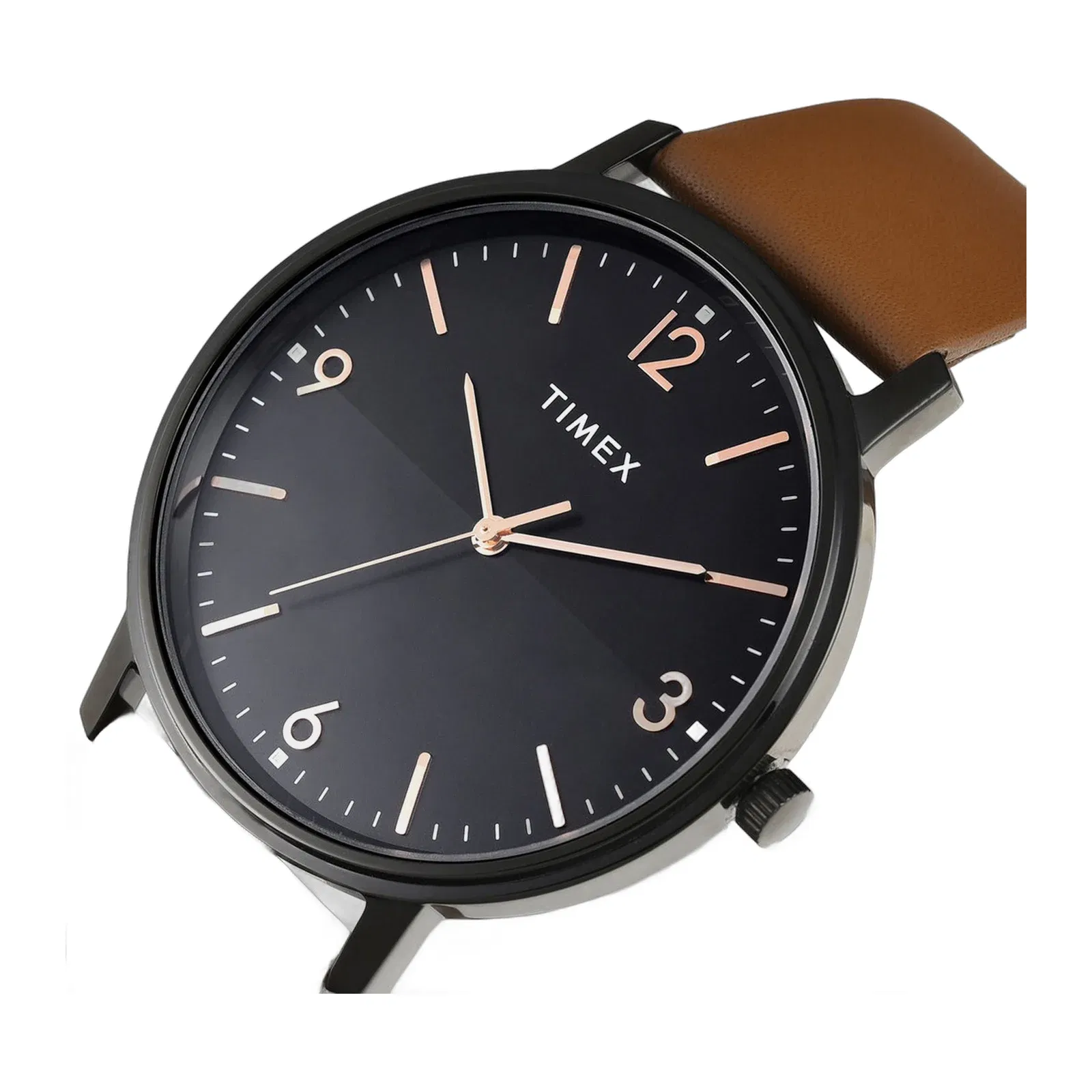 Timex Trendline Men Quartz Dial Analog Leather Watch Tw0Tg8031