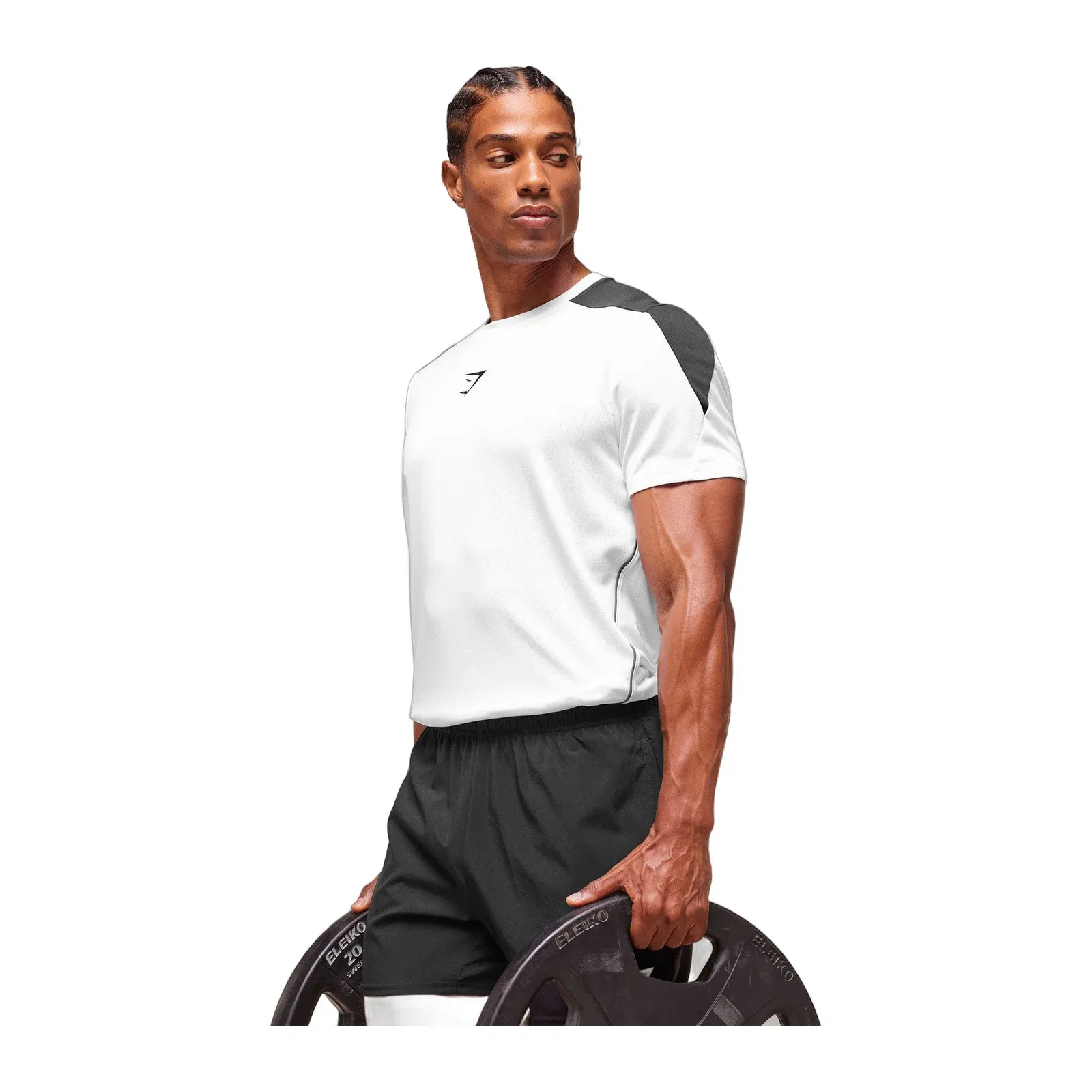 Gymshark Arrival Block T-Shirt - White