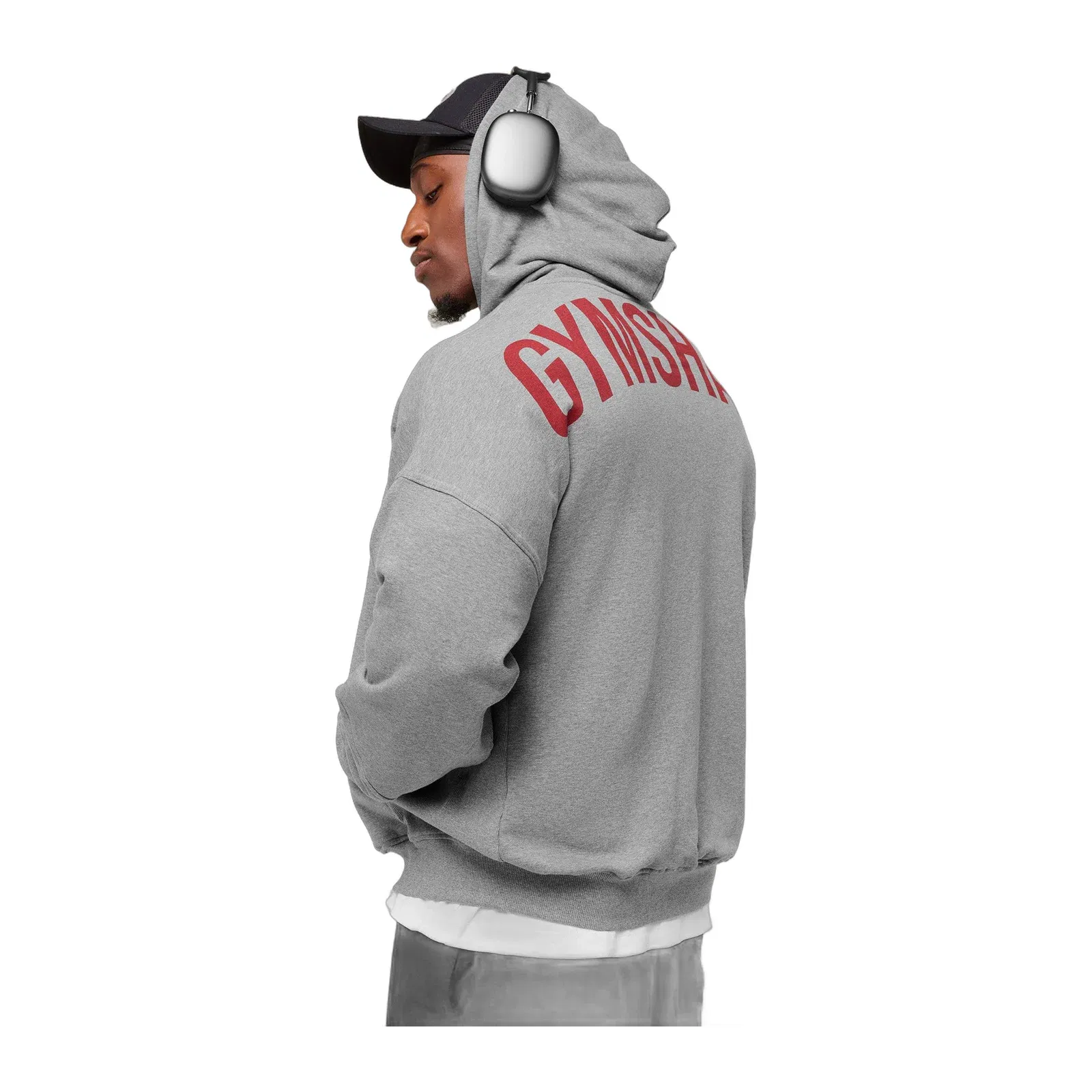 Gymshark Power Zip Up Hoodie - Charcoal Core Marl