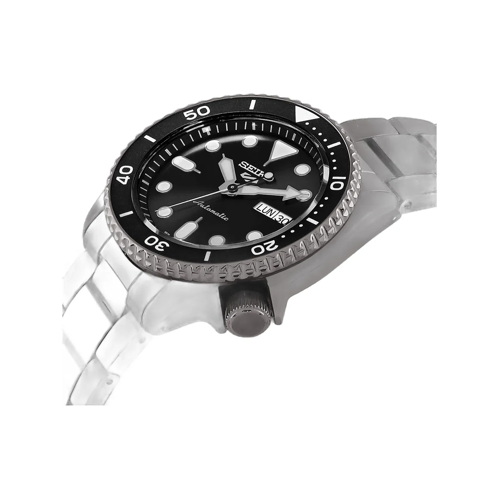 Seiko 5 Sports Automatic Watch - Black - SRPD65K1