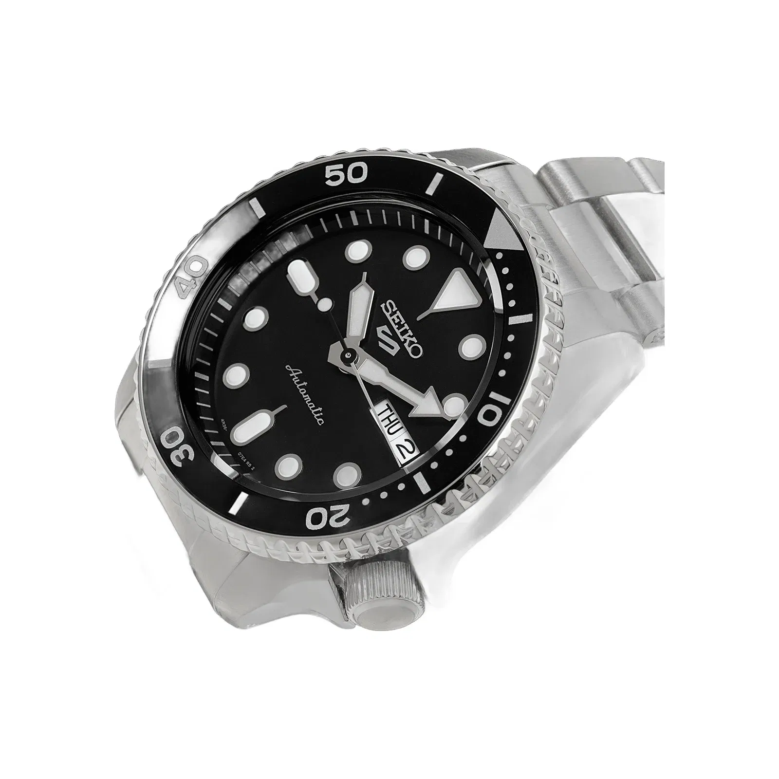 Seiko 5 Sports Automatic Watch - Black - SRPD55K1