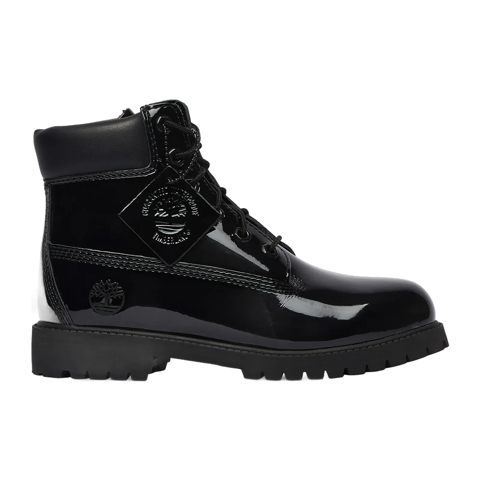 Timberland 6 Premium Waterproof Patent Boots Black Gs