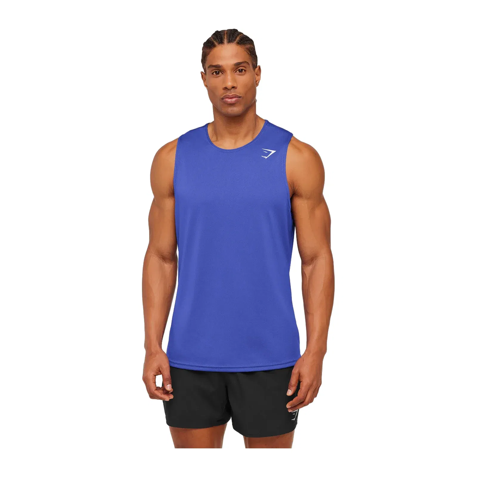 Gymshark Arrival Tank slim fit blue