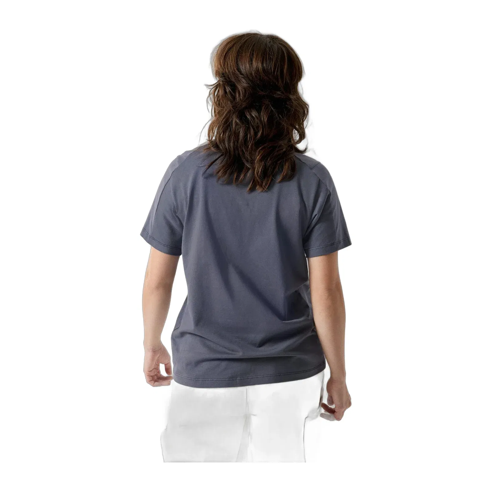Arc'teryx Kragg SL Cotton Emblem Crew Shirt SS Women's Dk Stratus